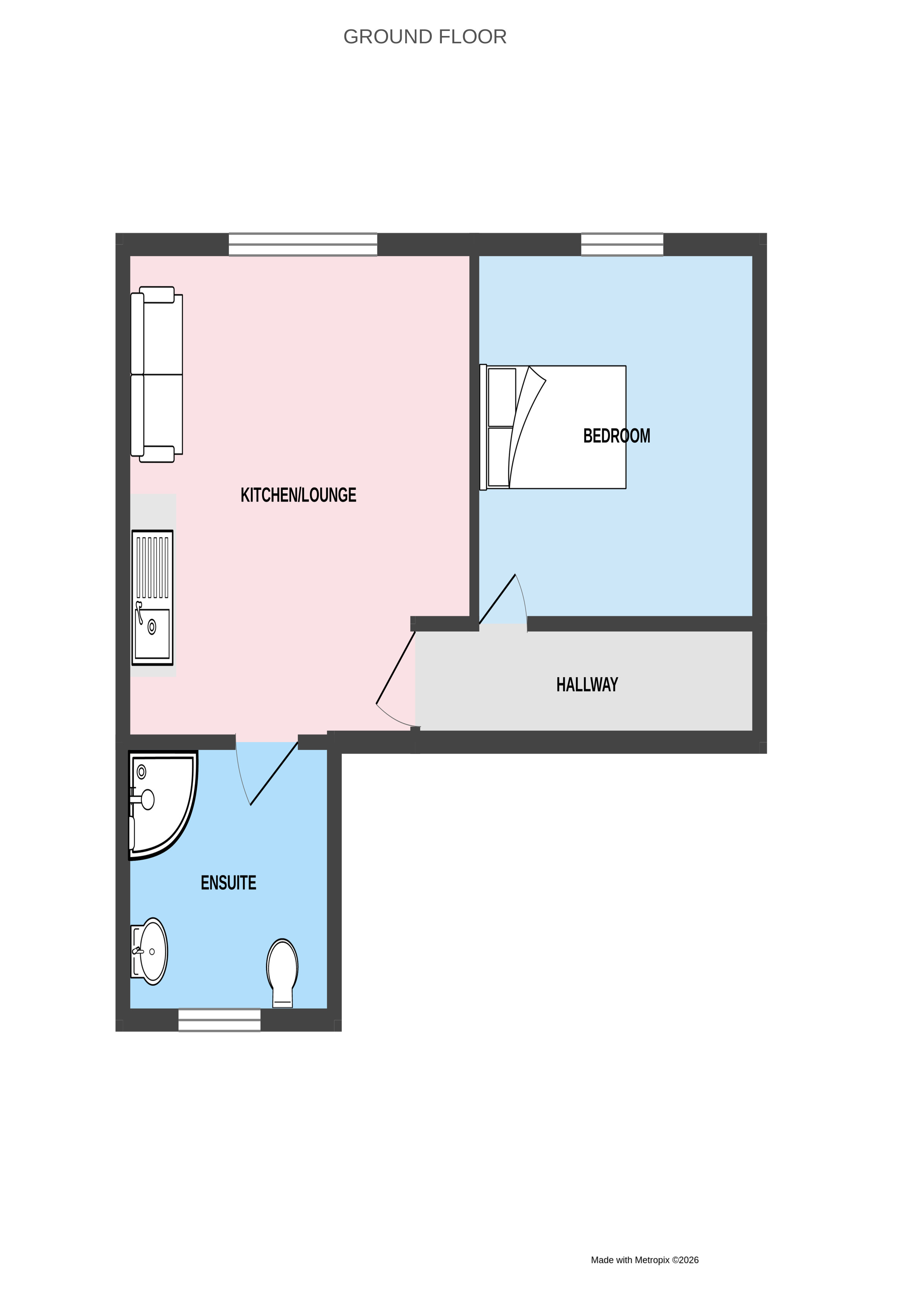 Flat 10, 64, Furnace Lane, Telford floorplan