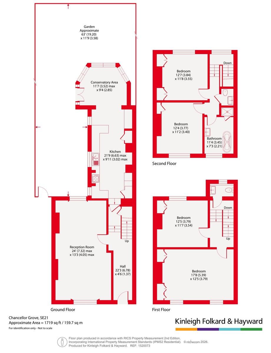 8, Chancellor Grove, London floorplan