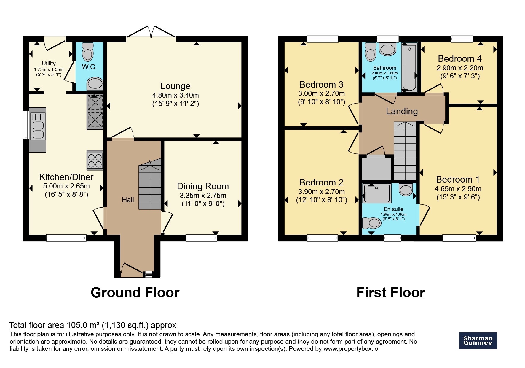 15, Elm Close, Peterborough floorplan