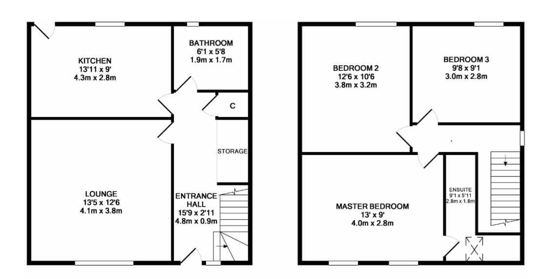 58, Whins Road, Stirling floorplan