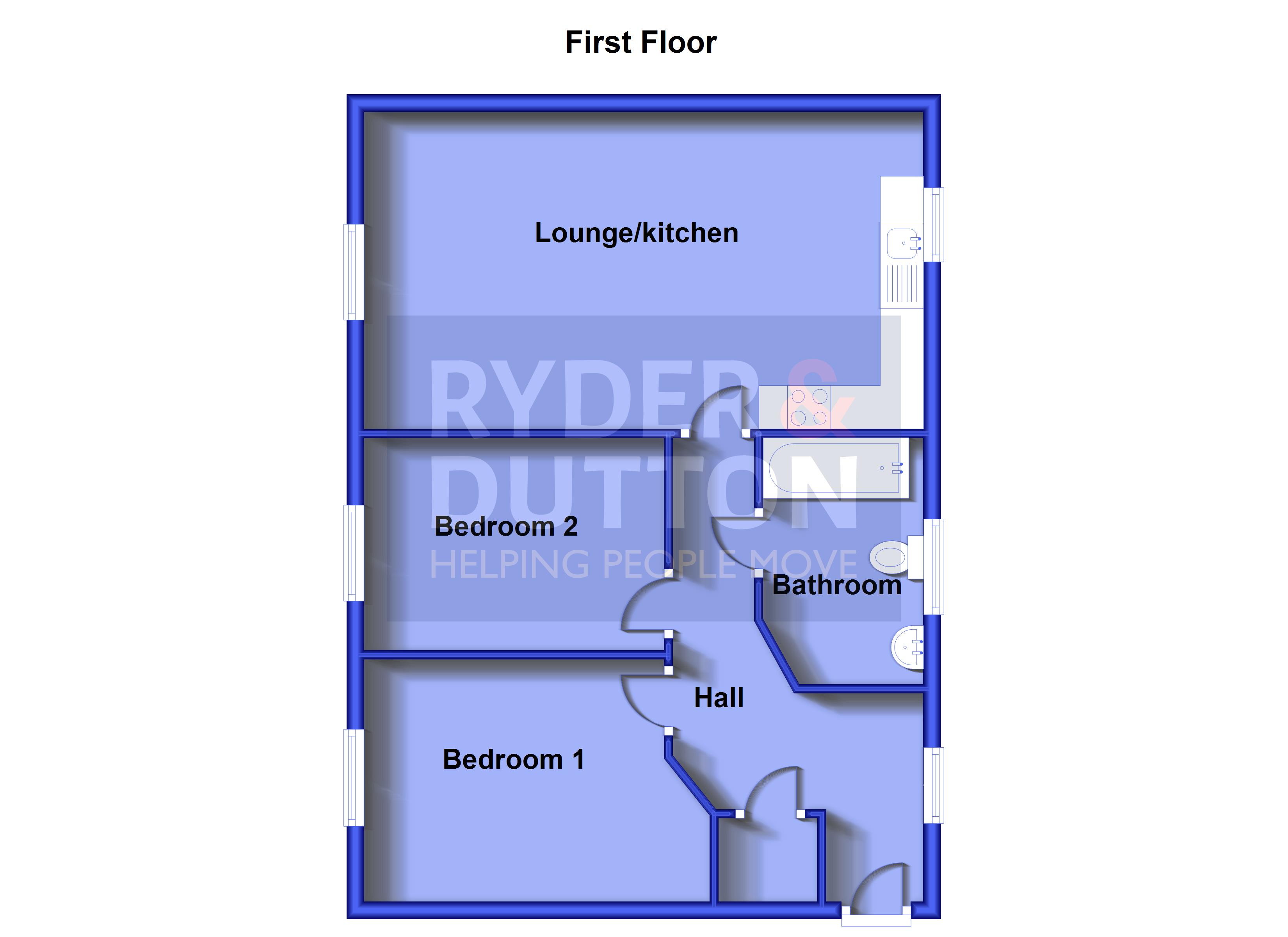 35, Langwood Court, Rossendale floorplan