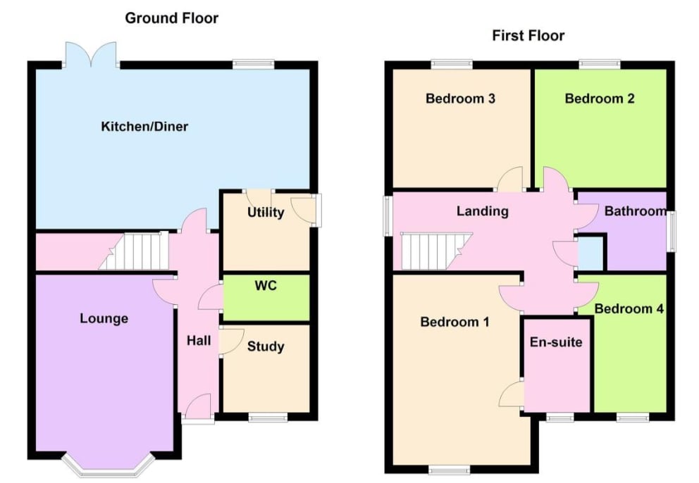 10 Keepers Croft, Ashbourne floorplan