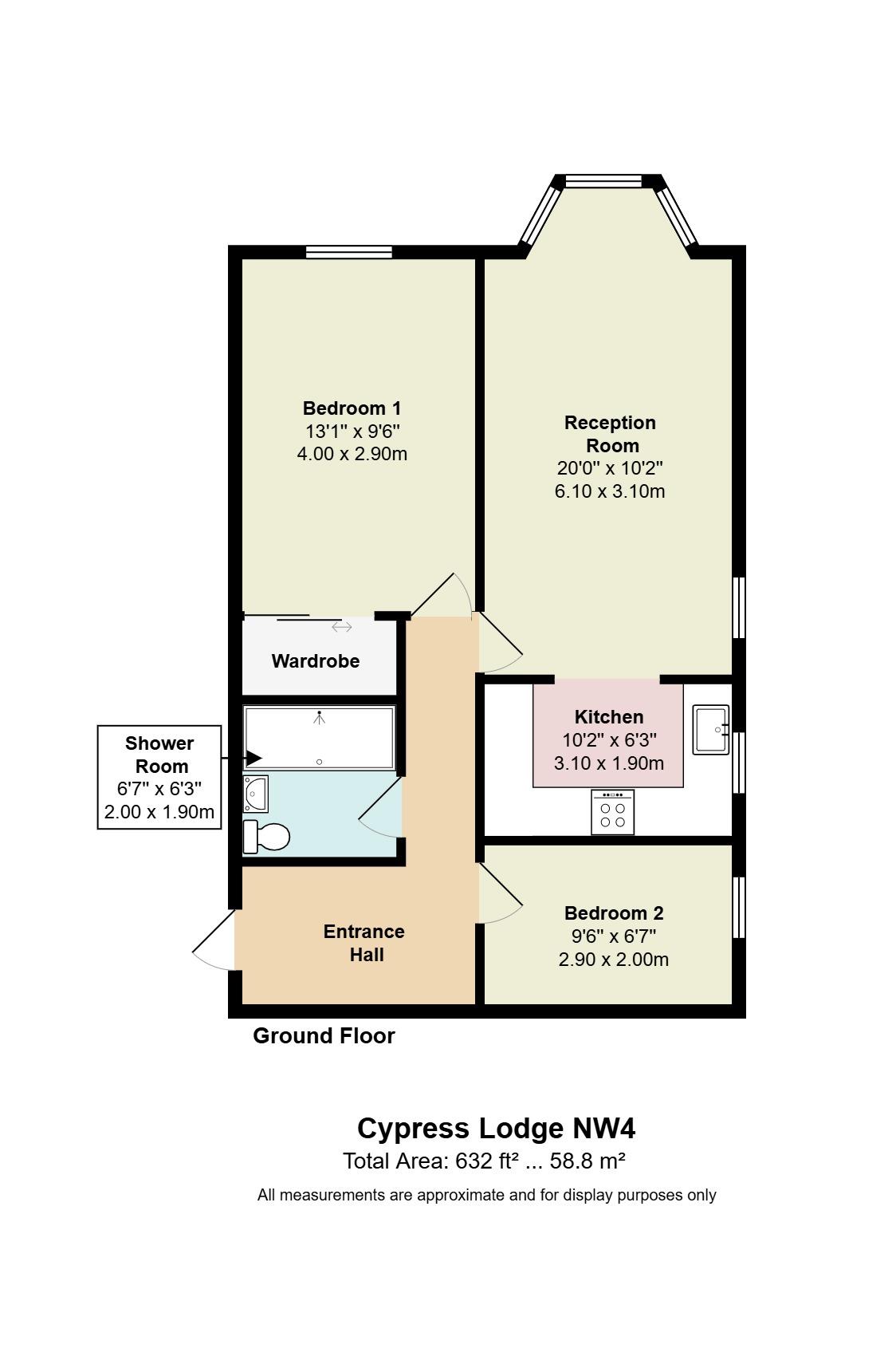Brent View Road, London floorplan