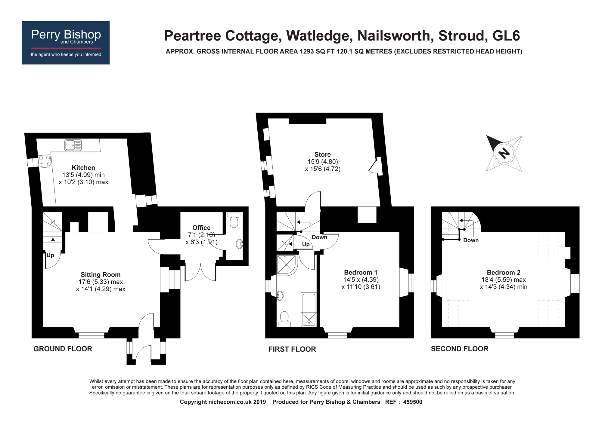 2 Bedrooms Cottage for sale in Watledge, Nailsworth, Stroud GL6