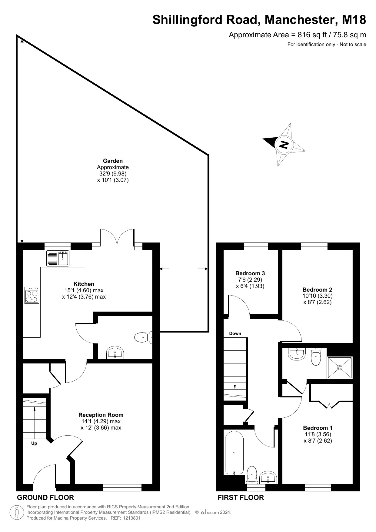 24, Shillingford Road, Manchester floorplan
