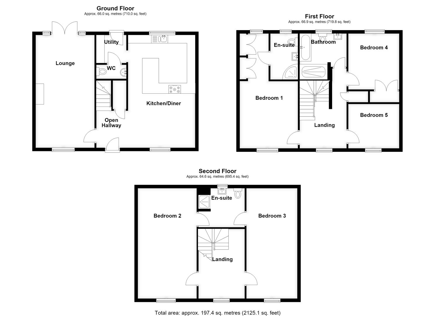 1A, Low Road, Spalding floorplan