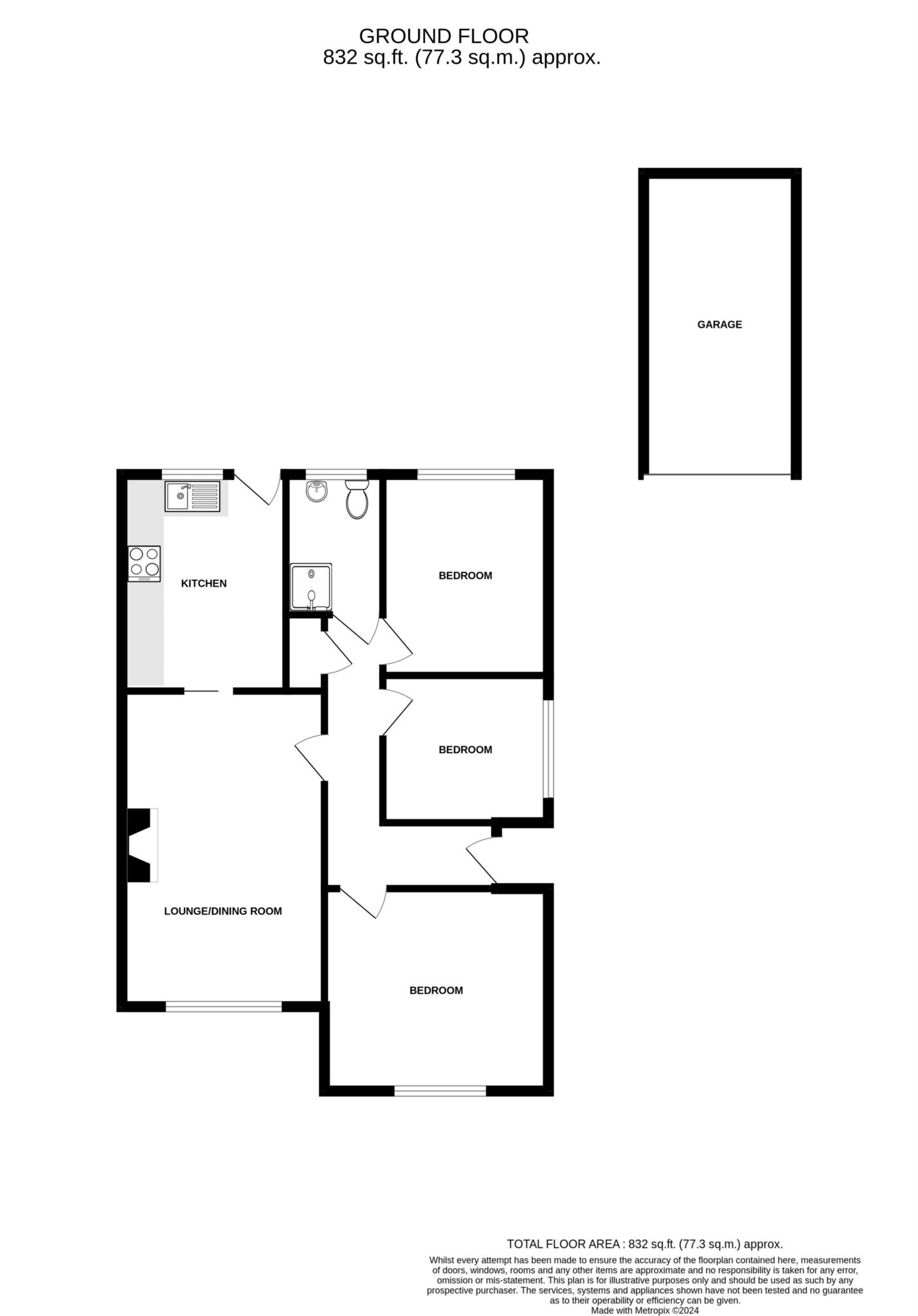 12, Lake Drive, Bordon floorplan