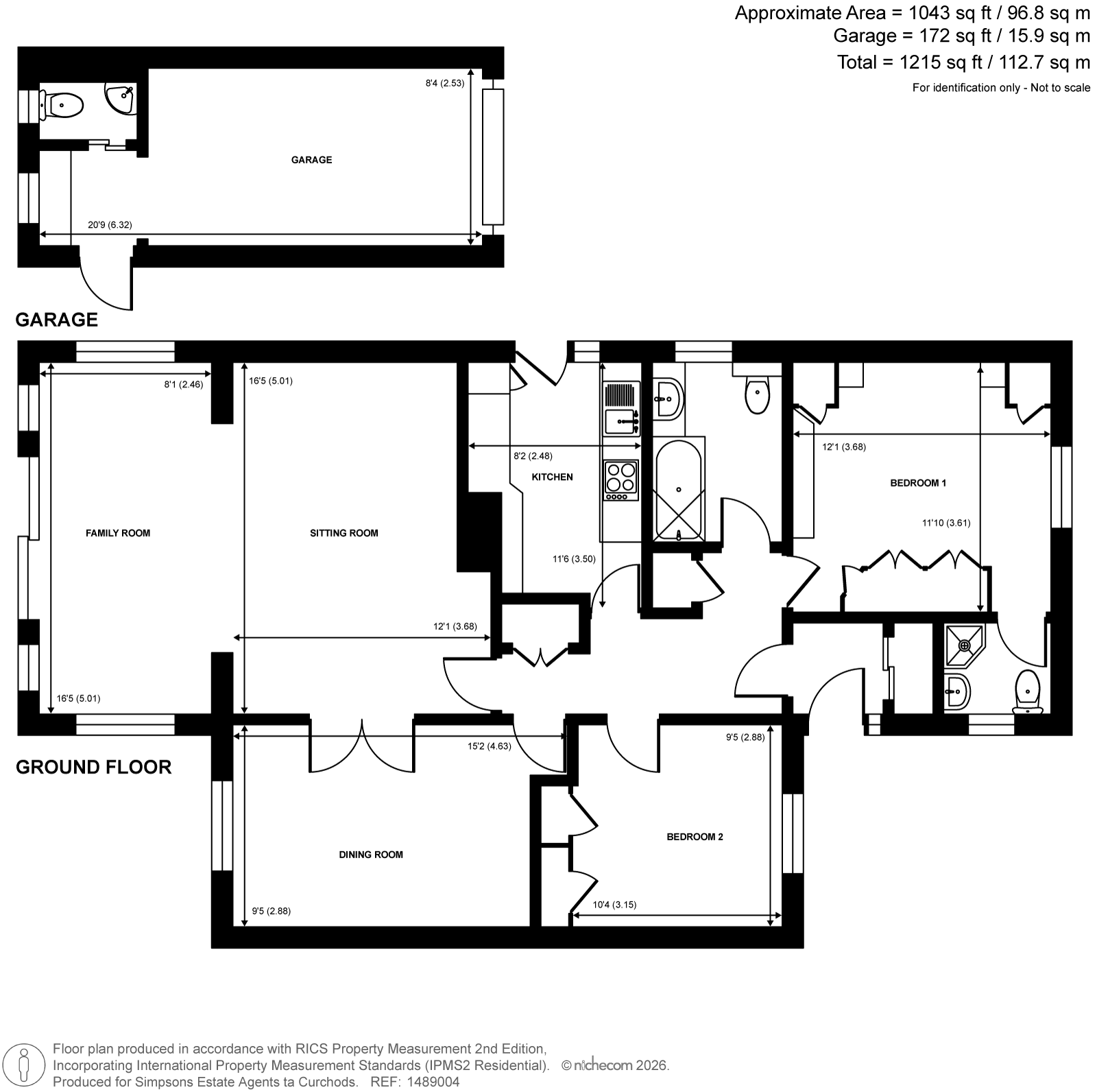 1, Egley Drive, Surrey floorplan