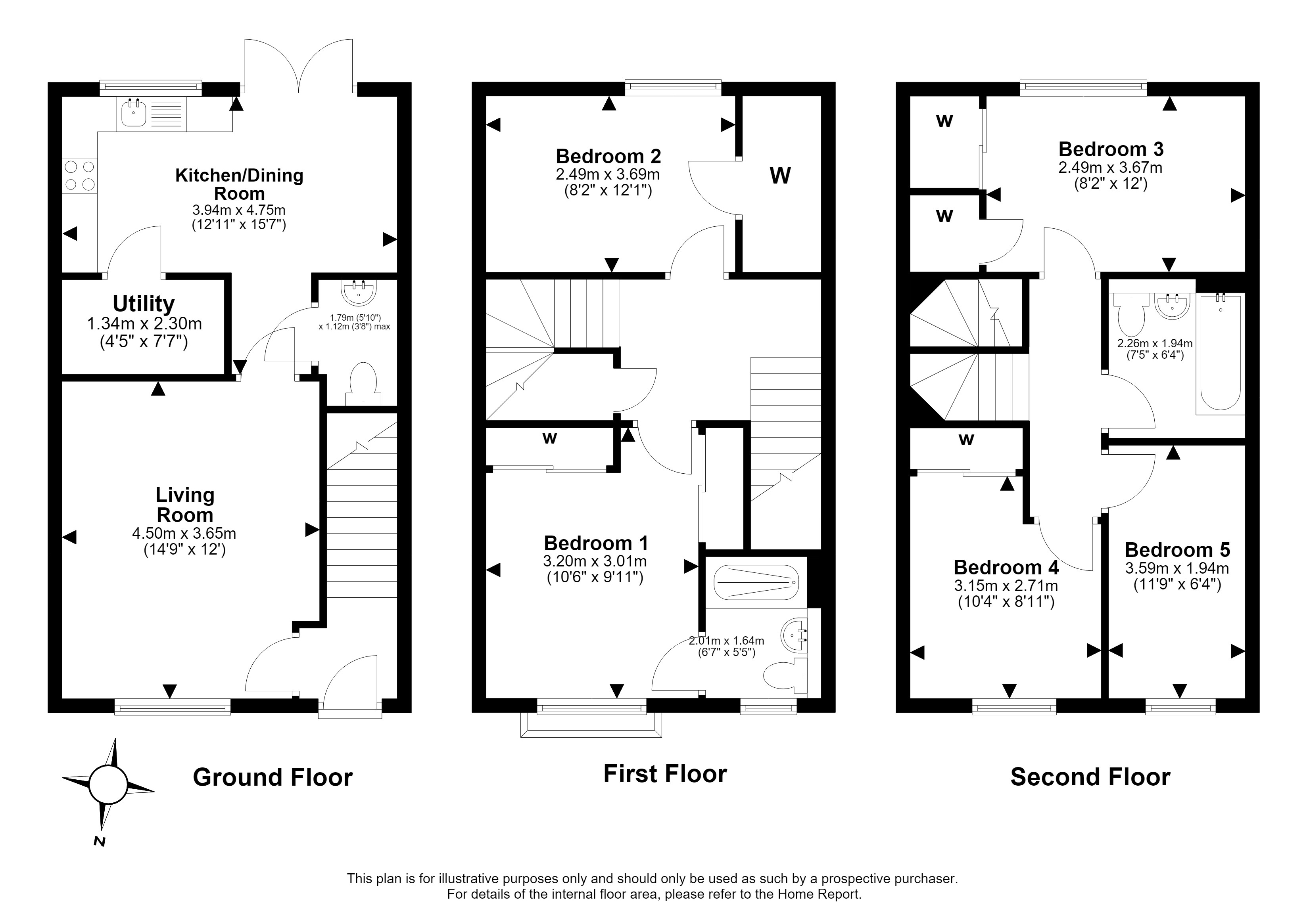 27, South Chesters Drive, Bonnyrigg floorplan