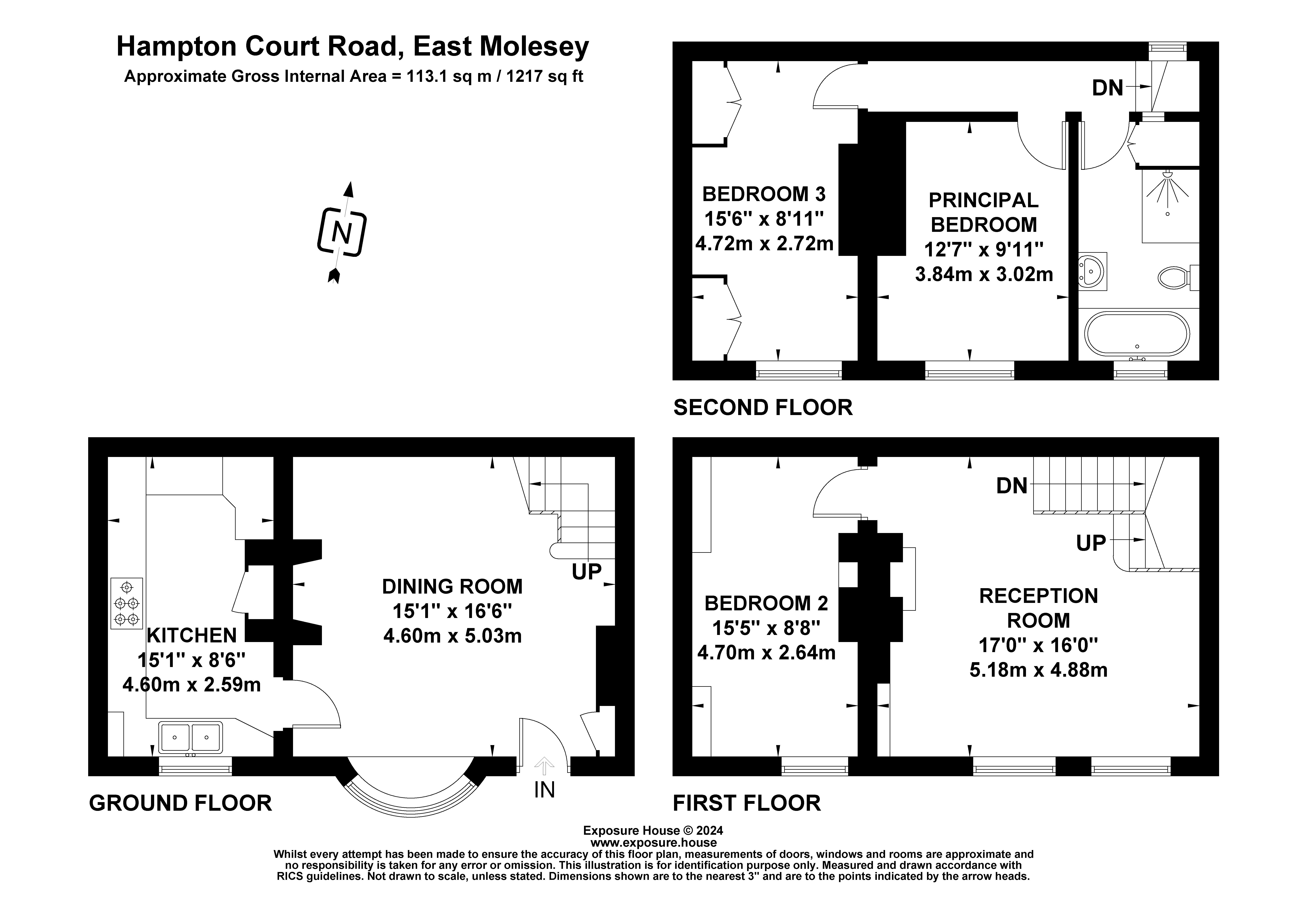 Tudor House,, Hampton Court Road, Surrey floorplan