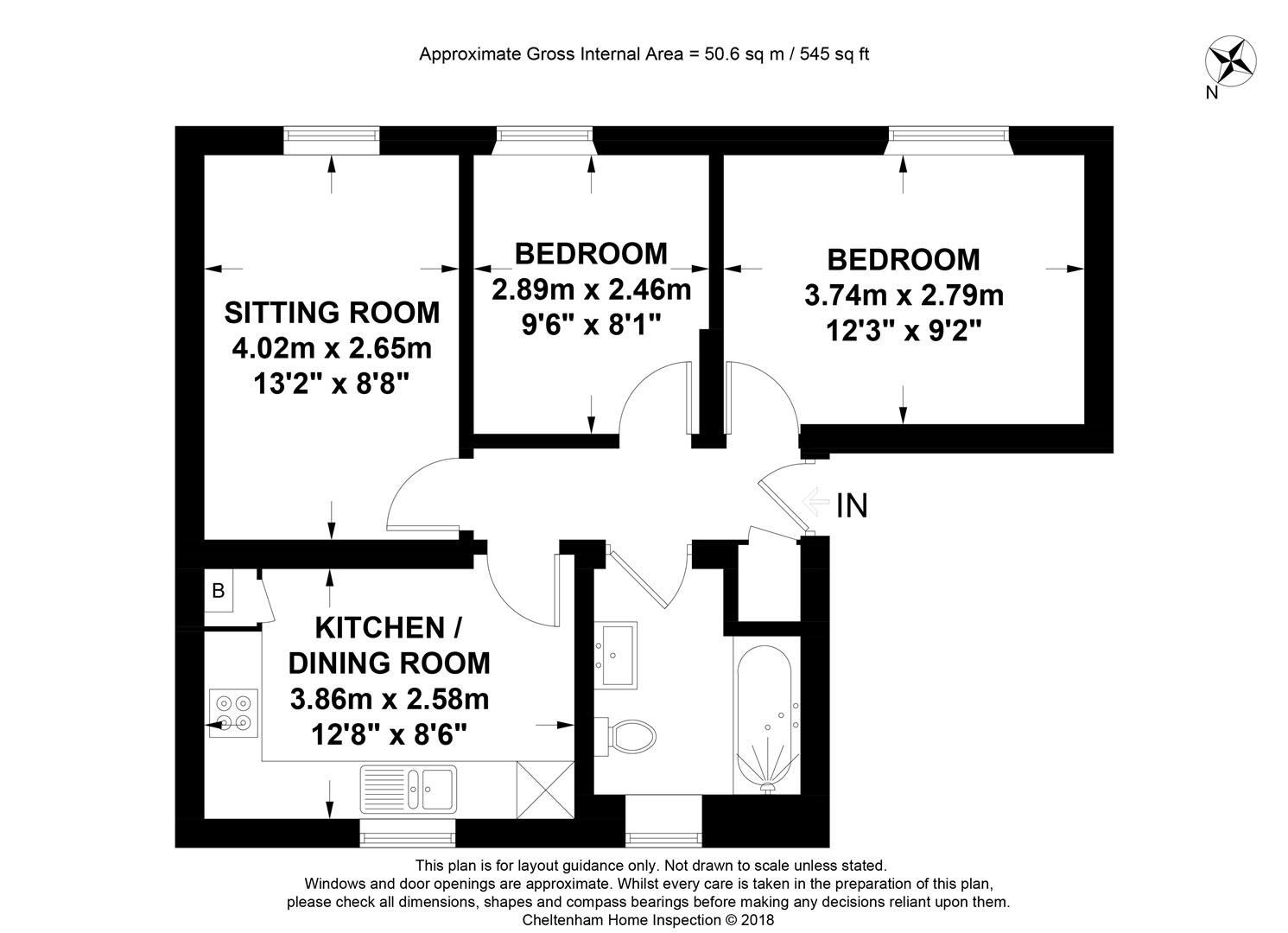 2 Bedrooms Flat for sale in Vittoria Walk, Cheltenham GL50