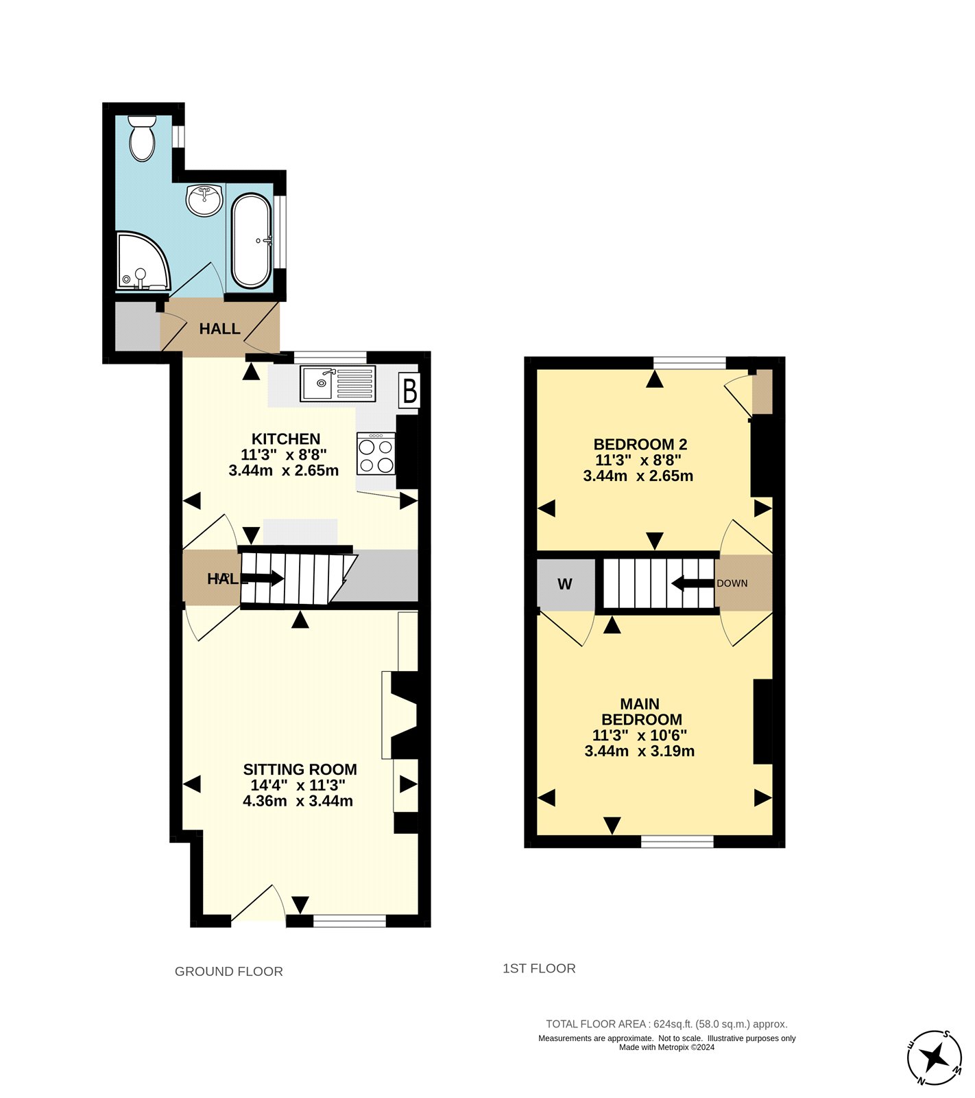 3, Smith Road, Reigate floorplan