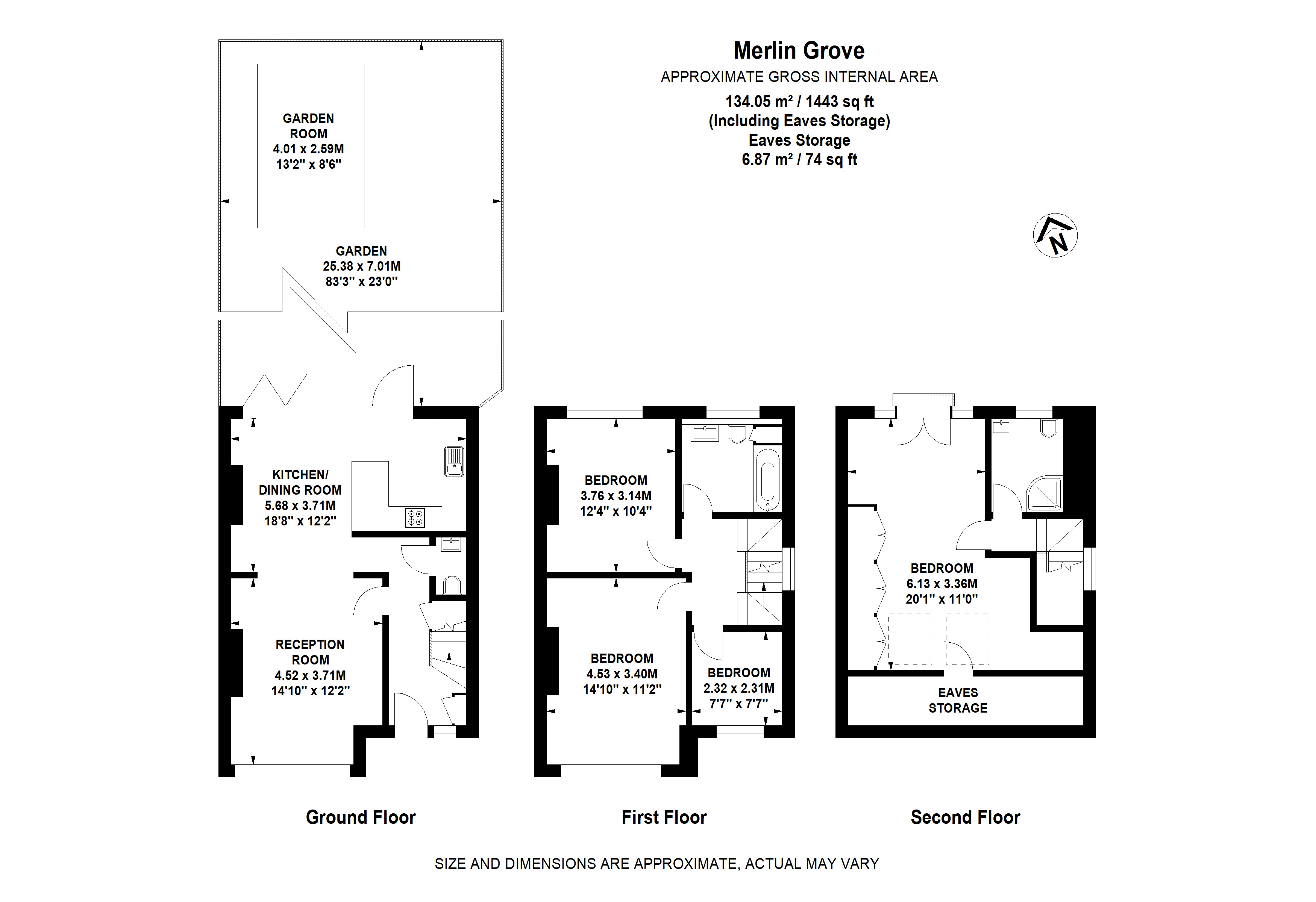 91, Merlin Grove, Kent floorplan