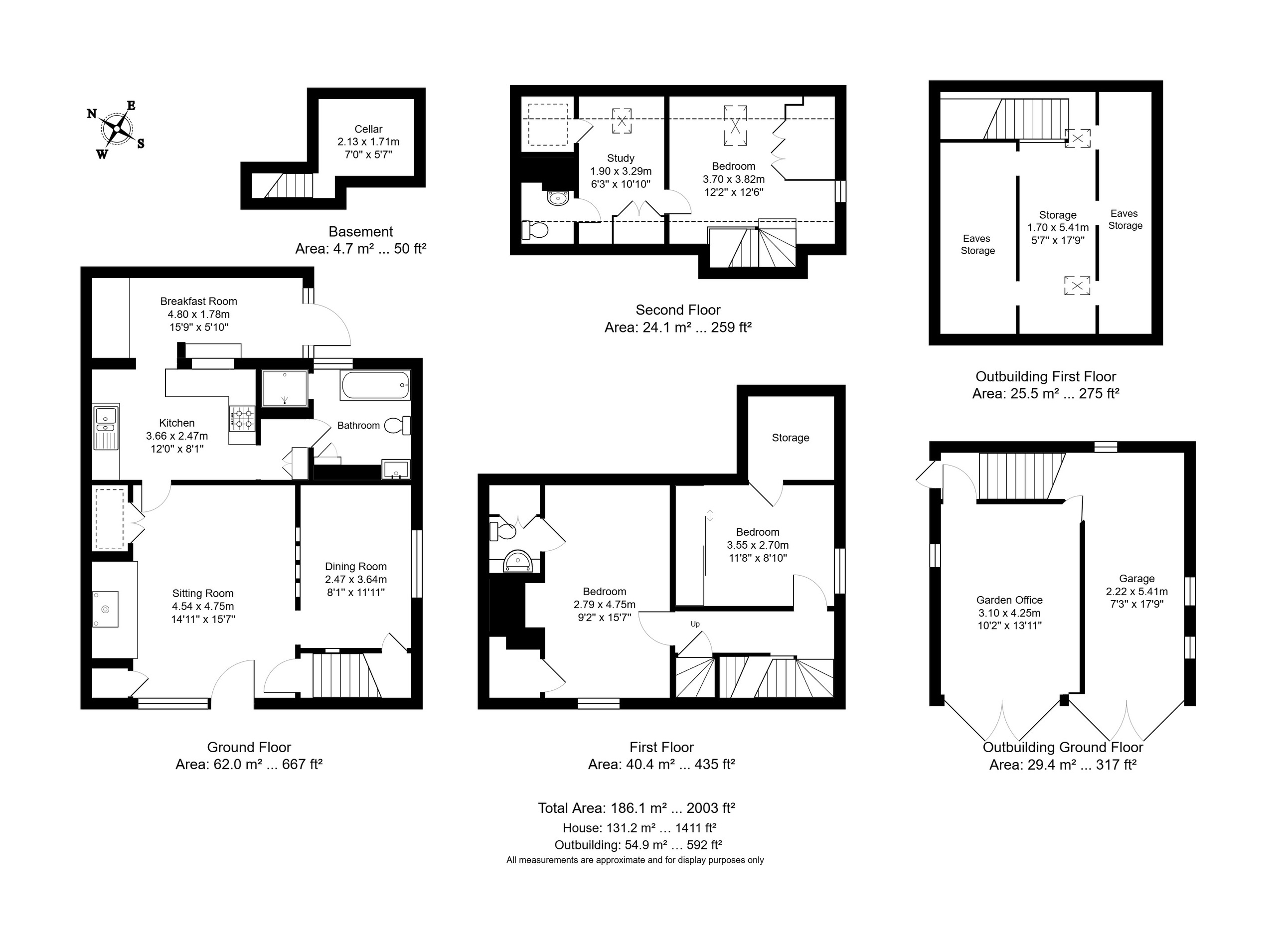 Pilbeams, Burwash floorplan