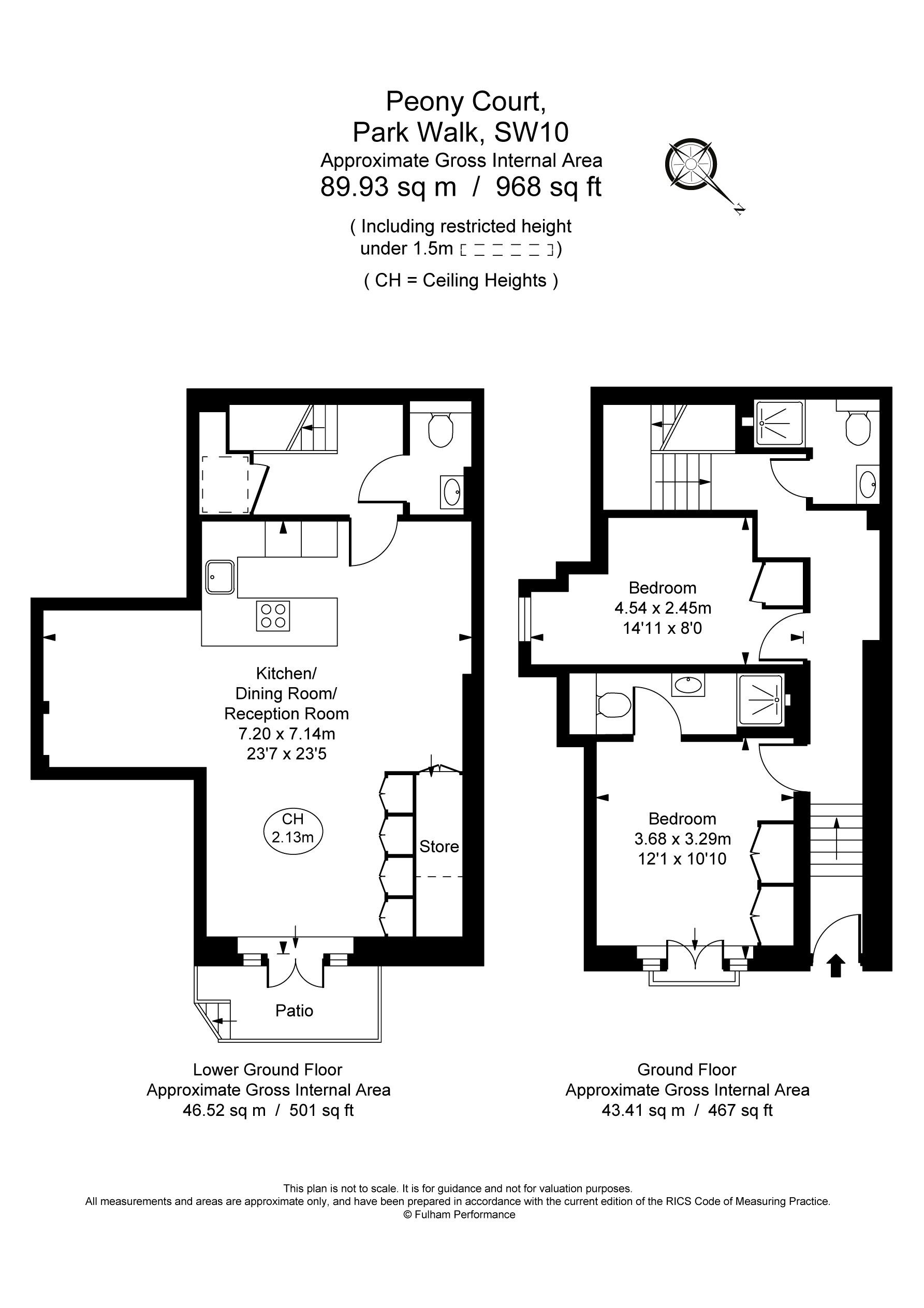 15, Peony Court, London floorplan