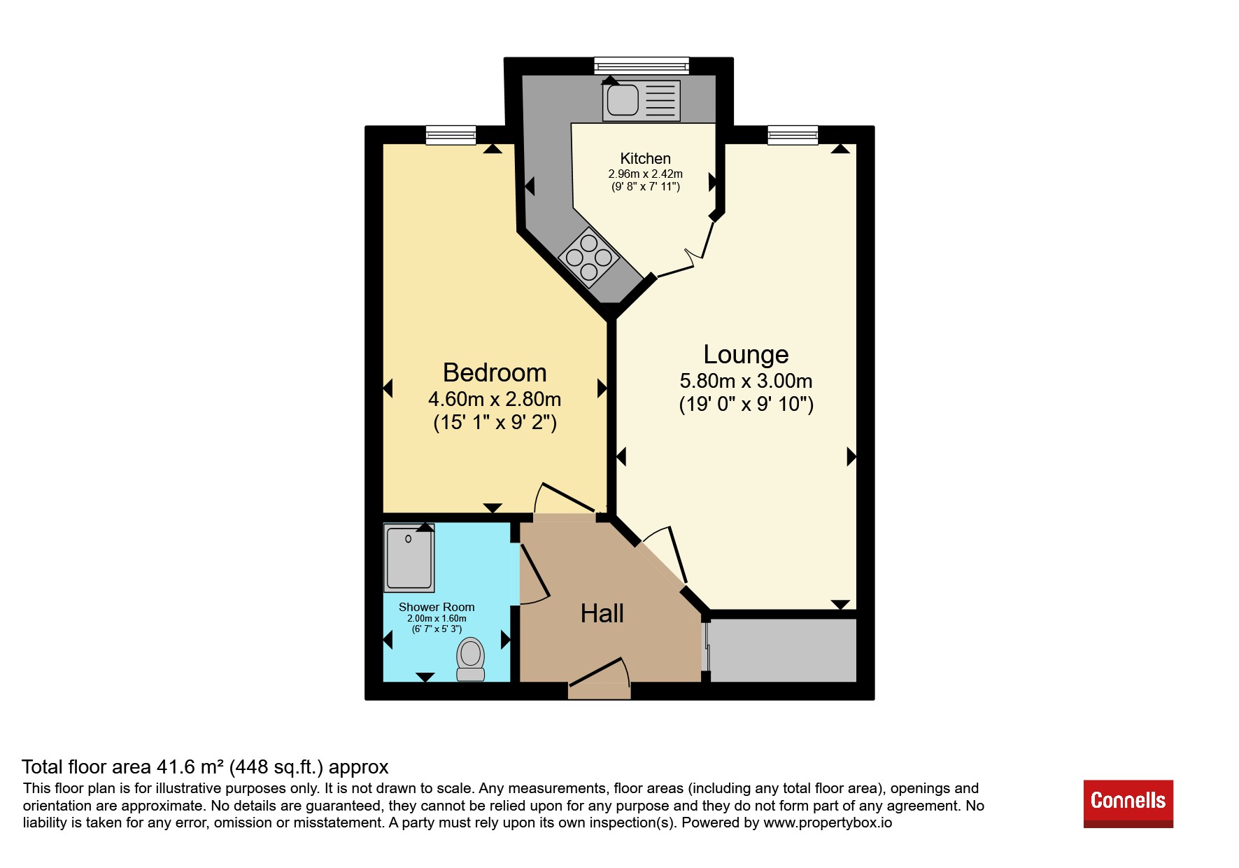 Flat 11, Popes Court, Old Bedford Road, Luton floorplan