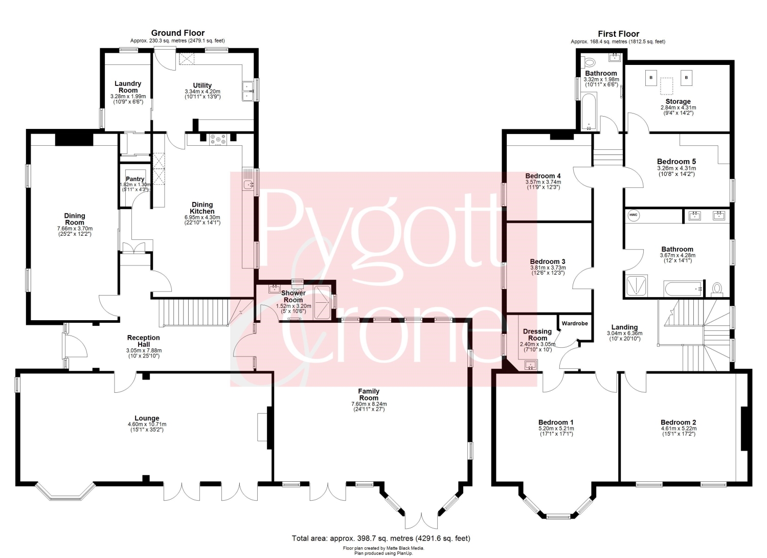 Eslaforde House, 87 Eastgate, Sleaford floorplan
