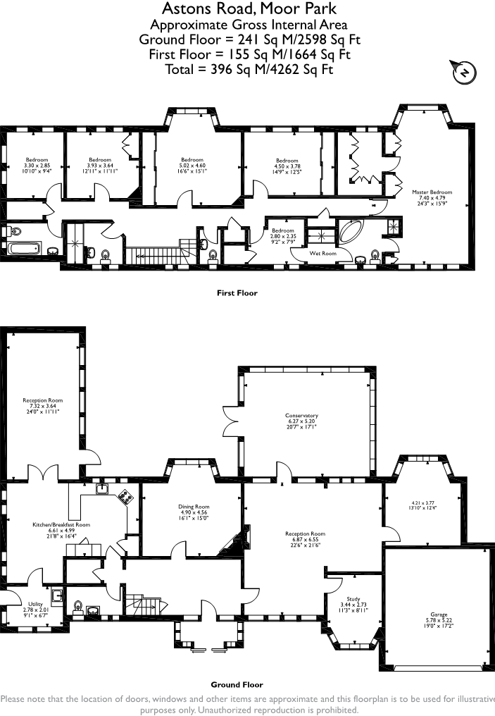 41, Astons Road, Northwood floorplan