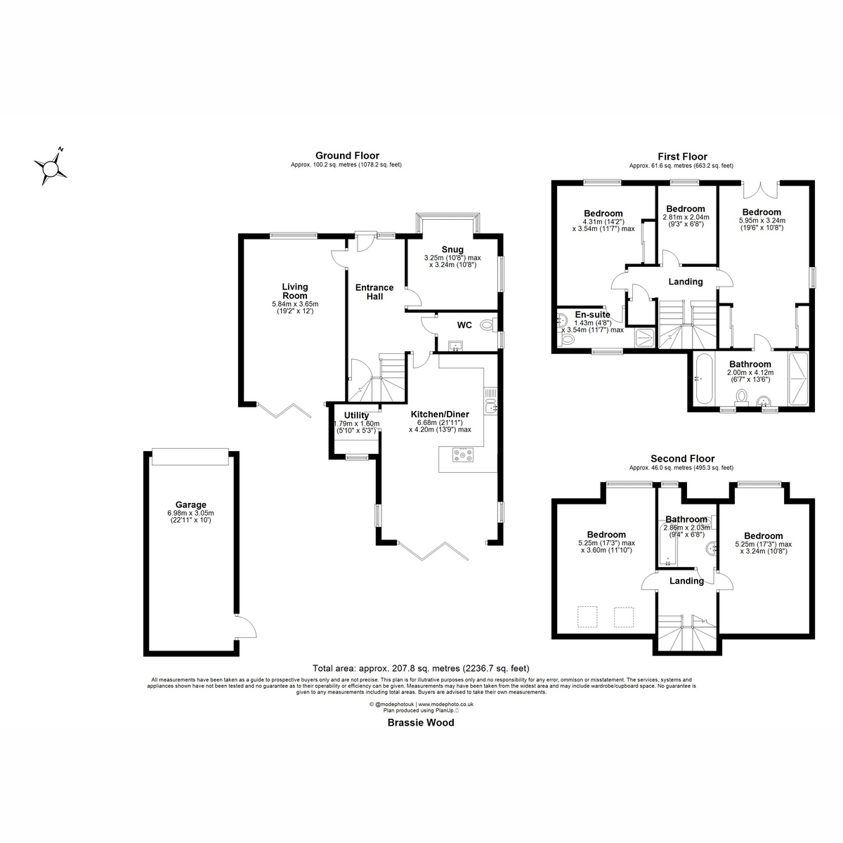8, Brassie Wood, Chelmsford floorplan