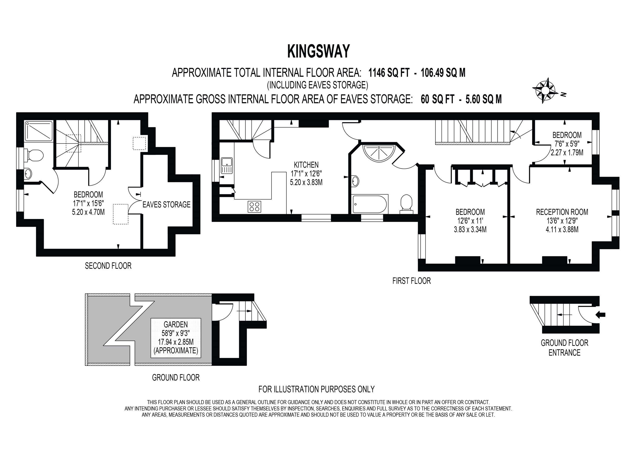 91, Kingsway, London floorplan