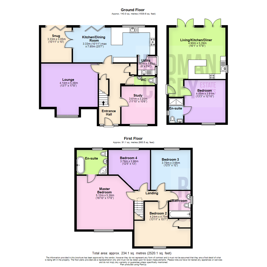 3, Whitehill Meadow, Bolton floorplan