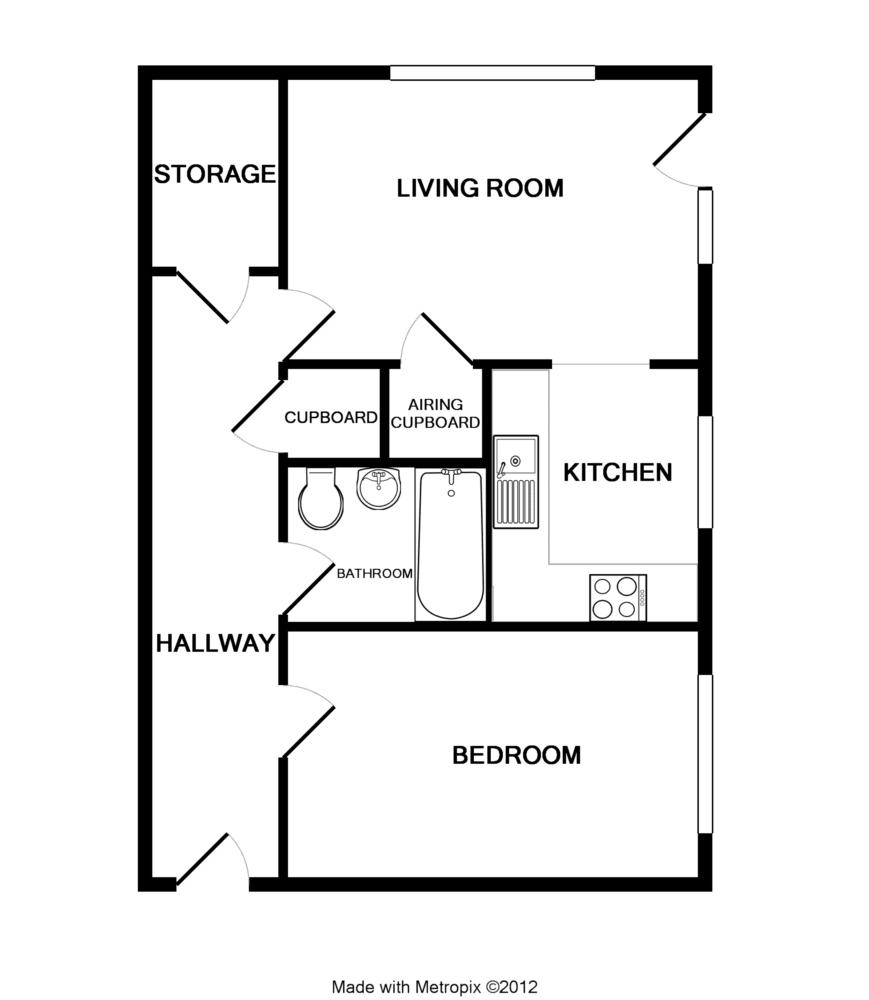 1 Bedrooms Flat to rent in Ladybank, Bracknell RG12