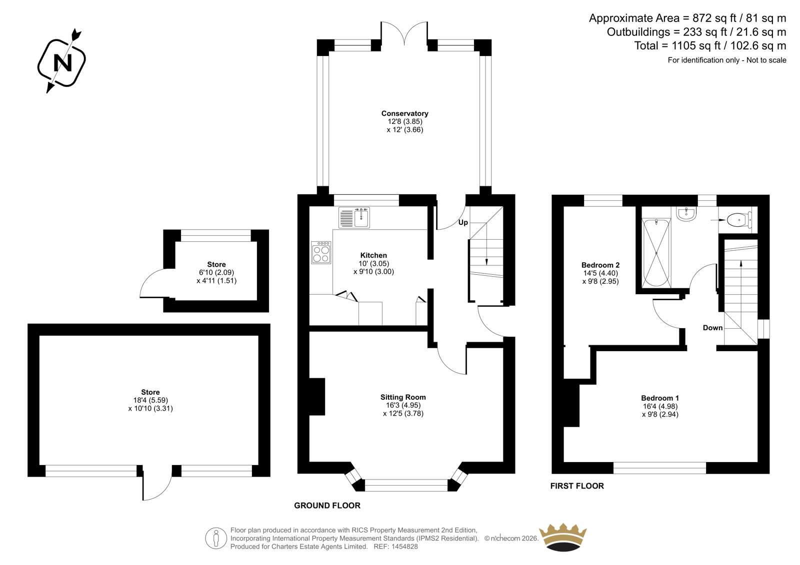 2, Medstead Road, Havant floorplan