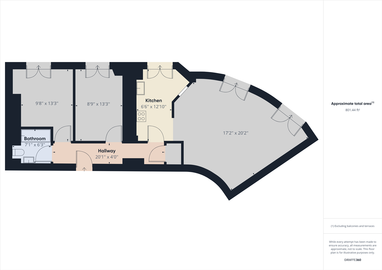 208, Imperial Apartments, South Western House, Southampton floorplan