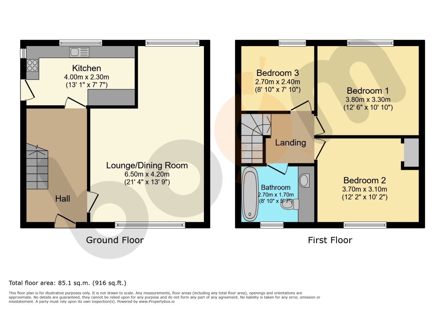 6, Broom Terrace, Johnstone floorplan