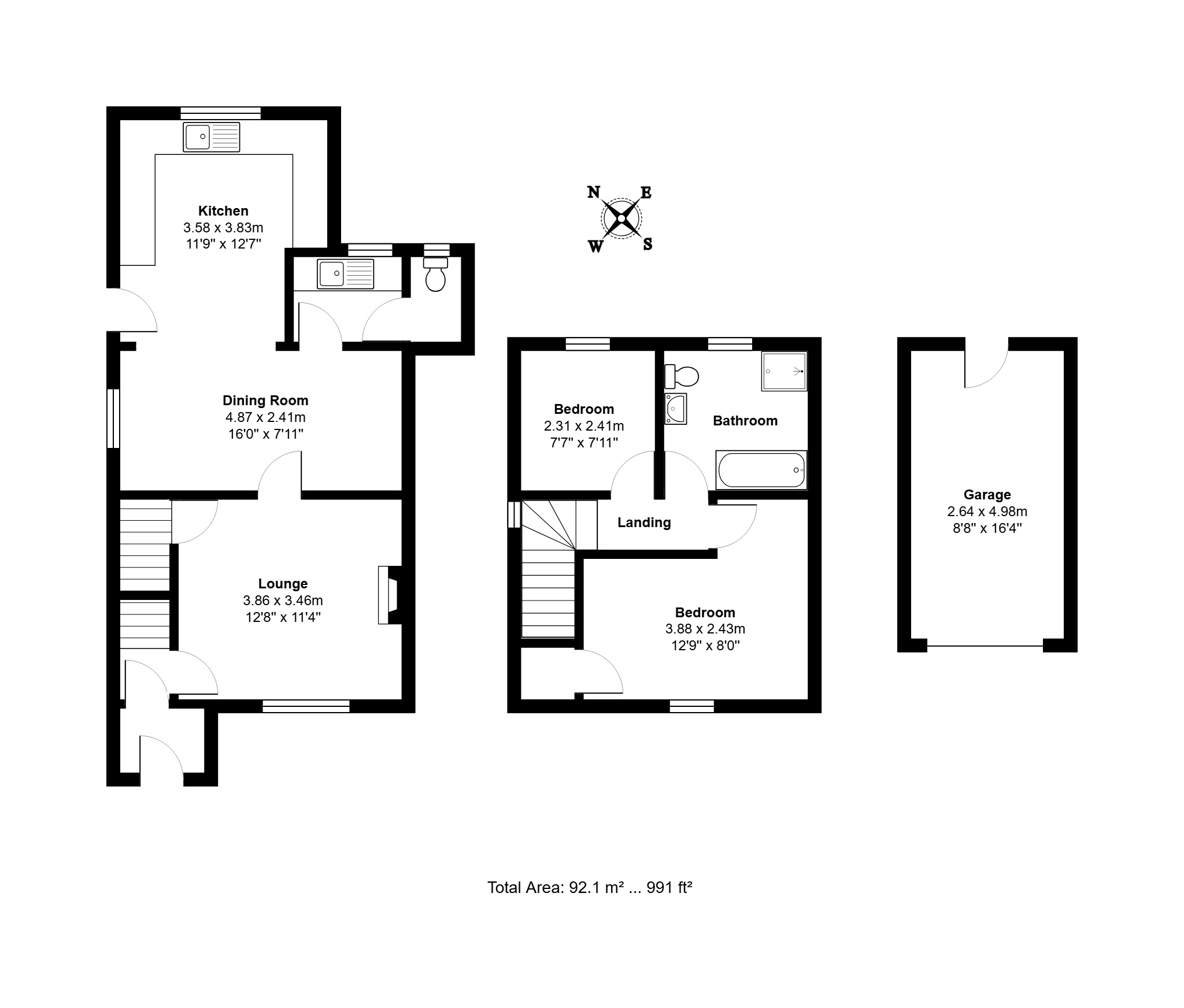 57, Falkenham Road, Ipswich floorplan
