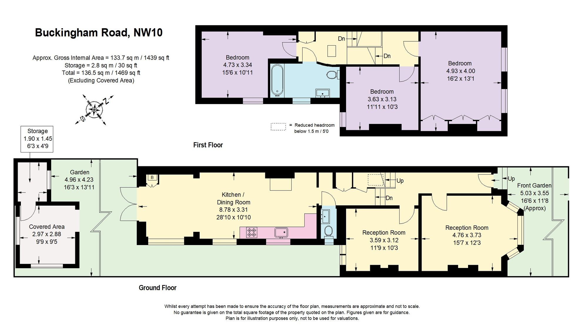 32 Buckingham Road, London floorplan