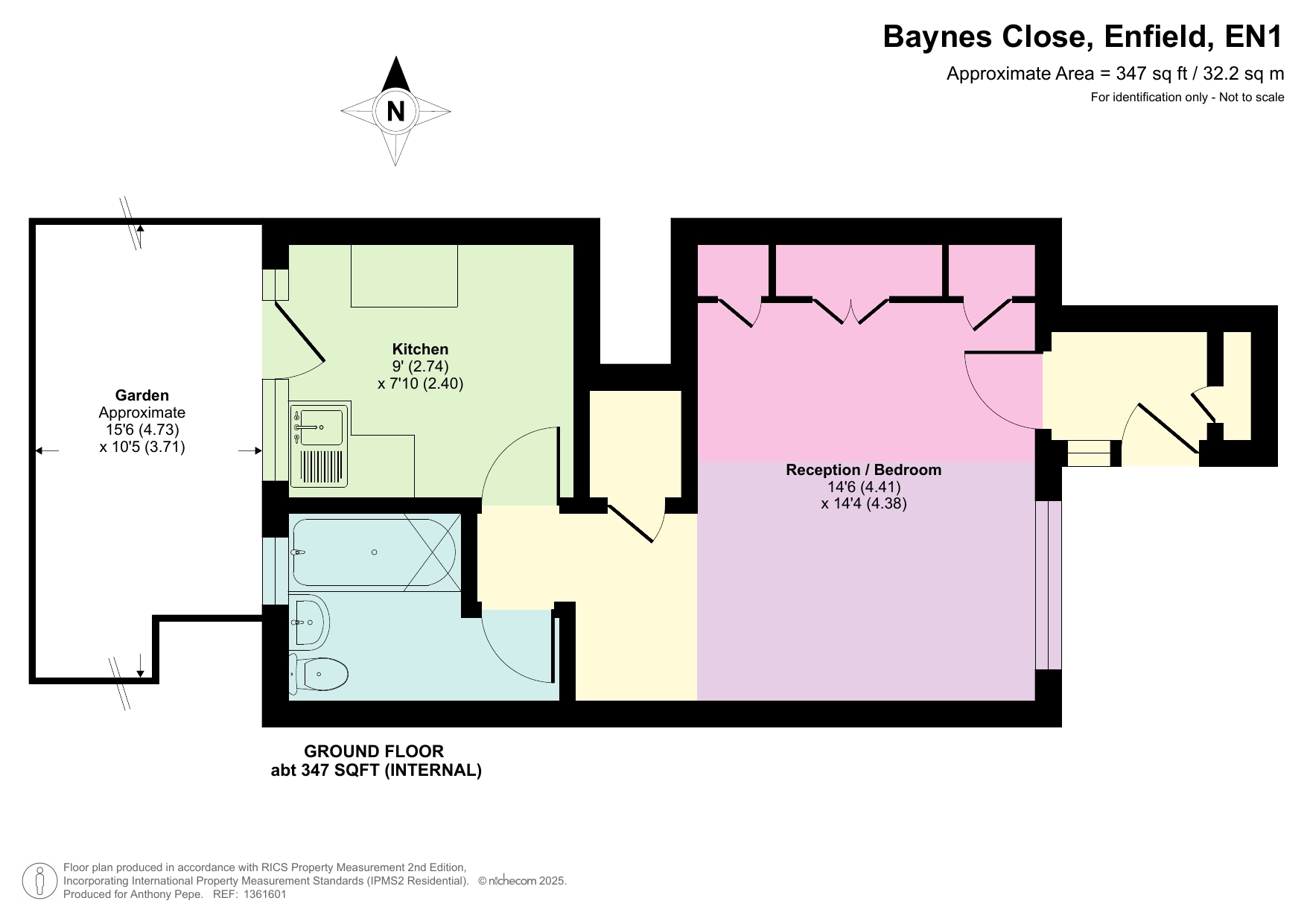 40, Baynes Close, Enfield floorplan