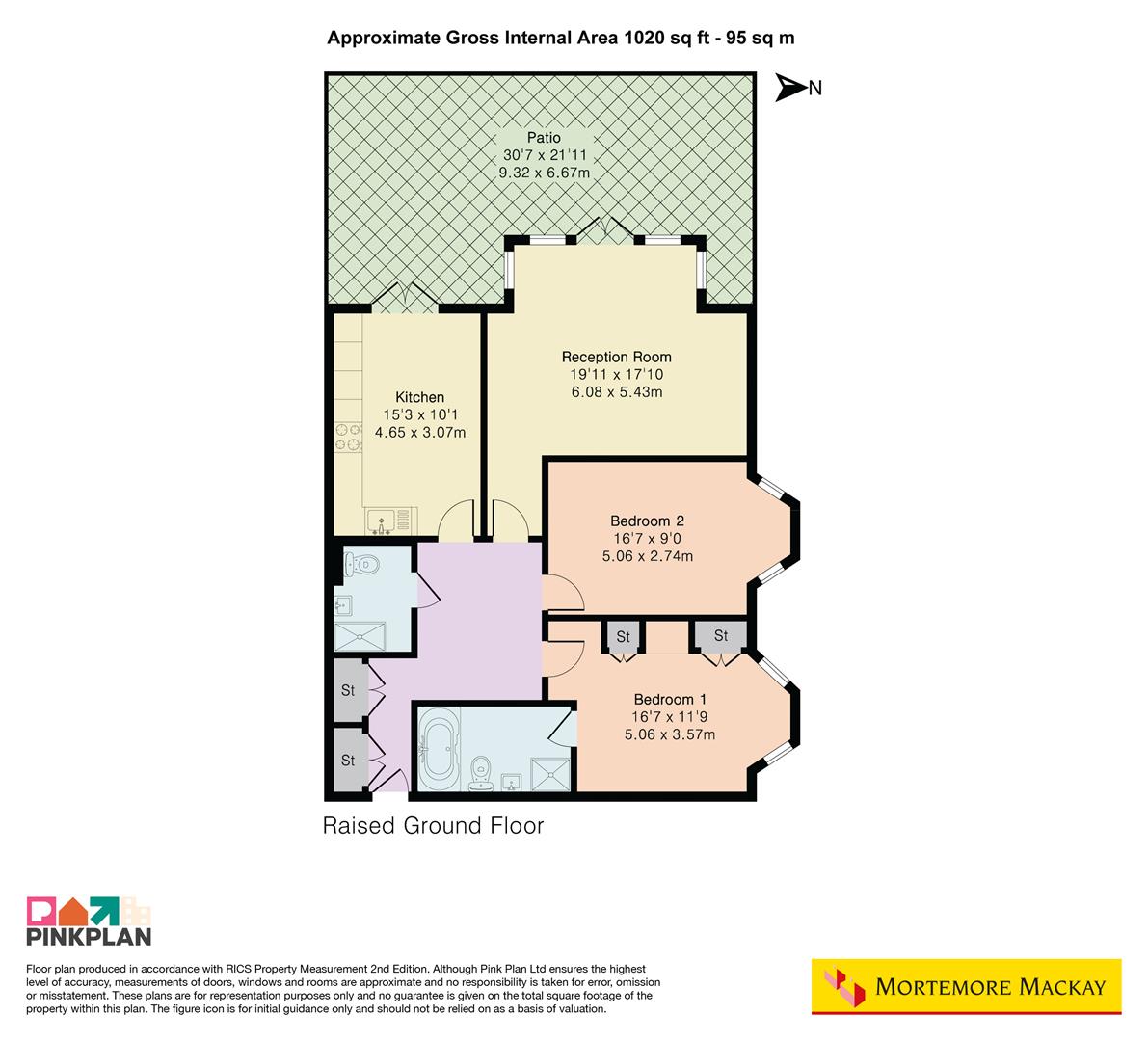 1 Roseanna Lodge, 50, Village Road, Enfield floorplan