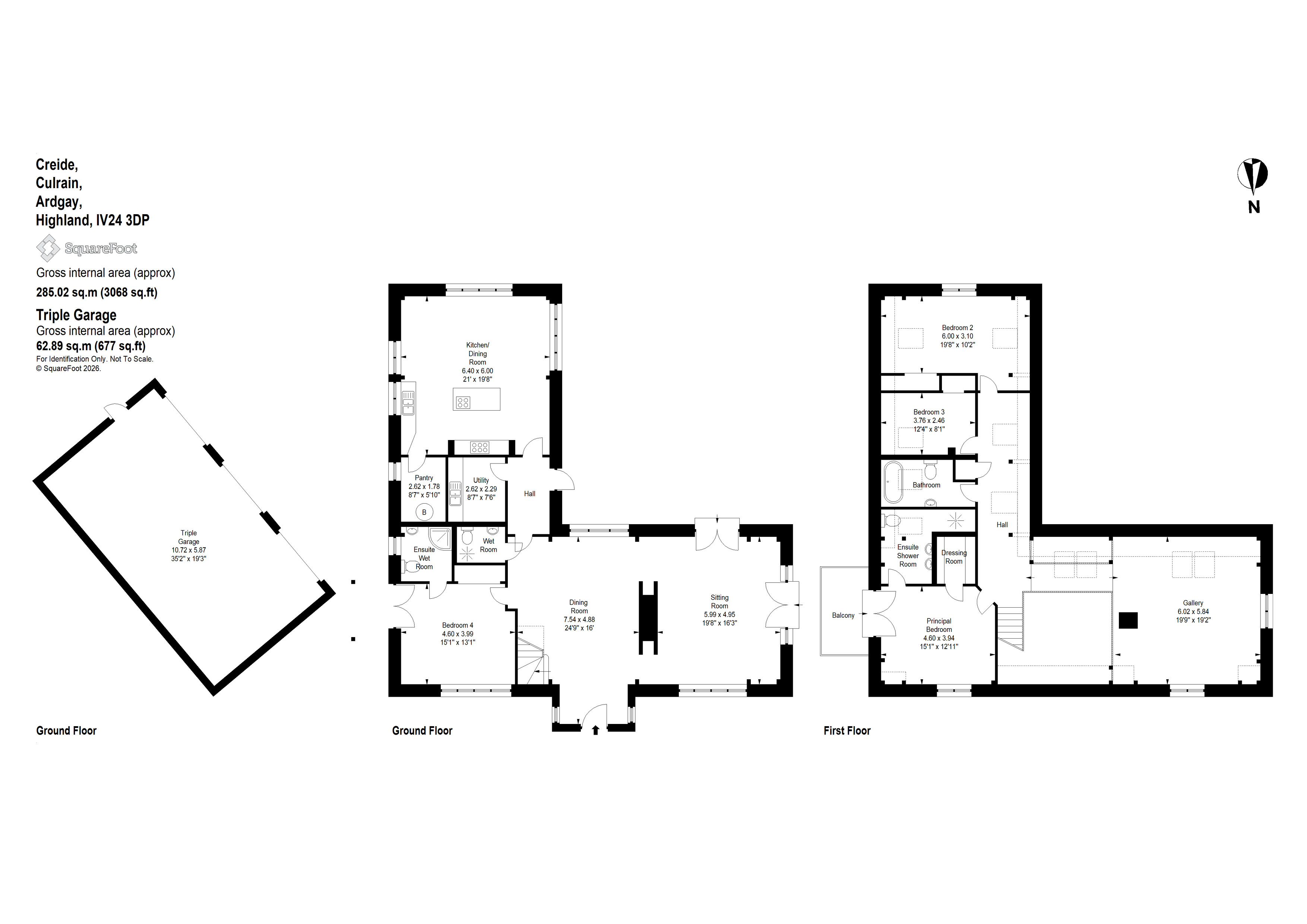Creide, Culrain, Highland floorplan