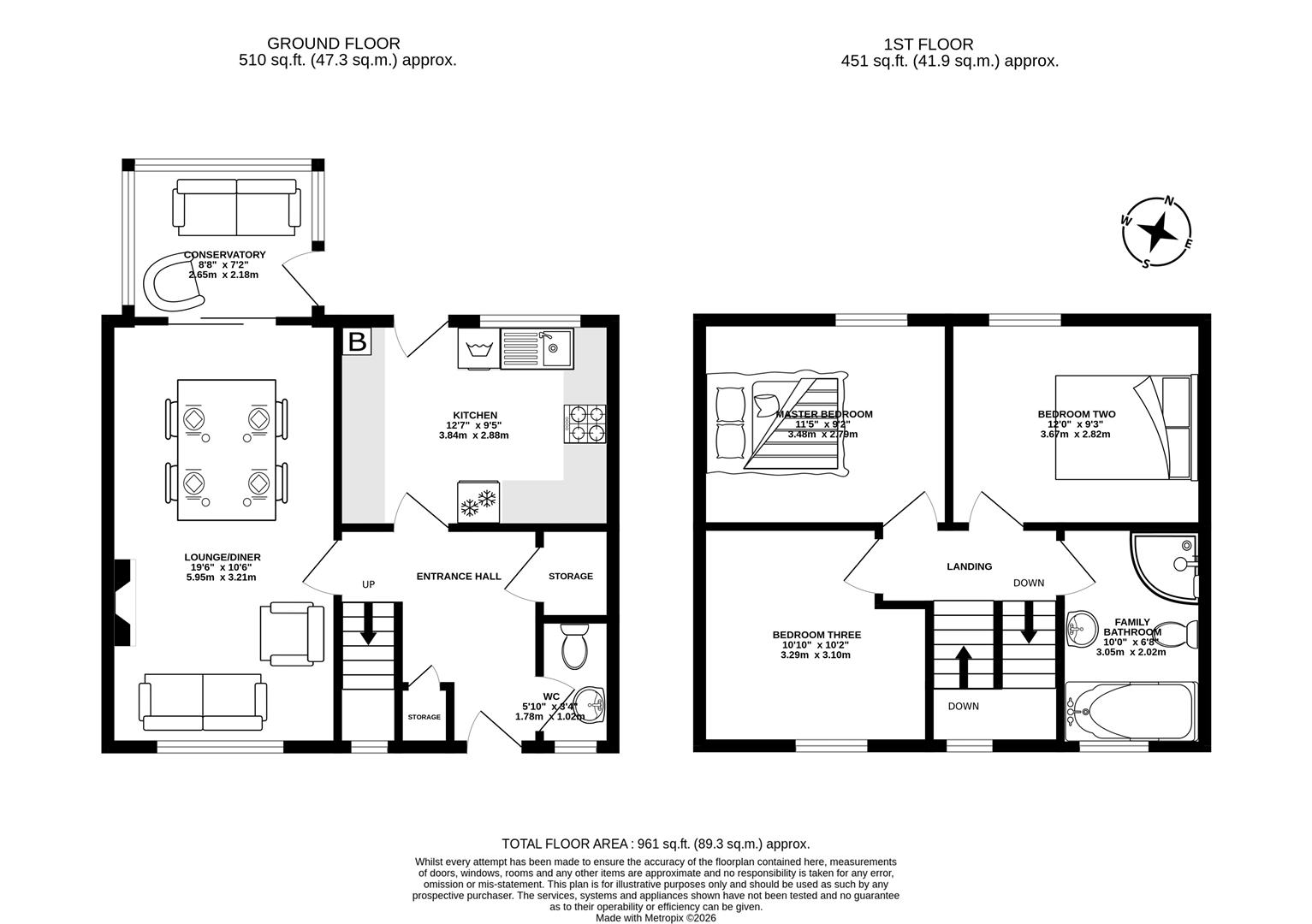 45, Buckshaw Hall Close, Chorley floorplan
