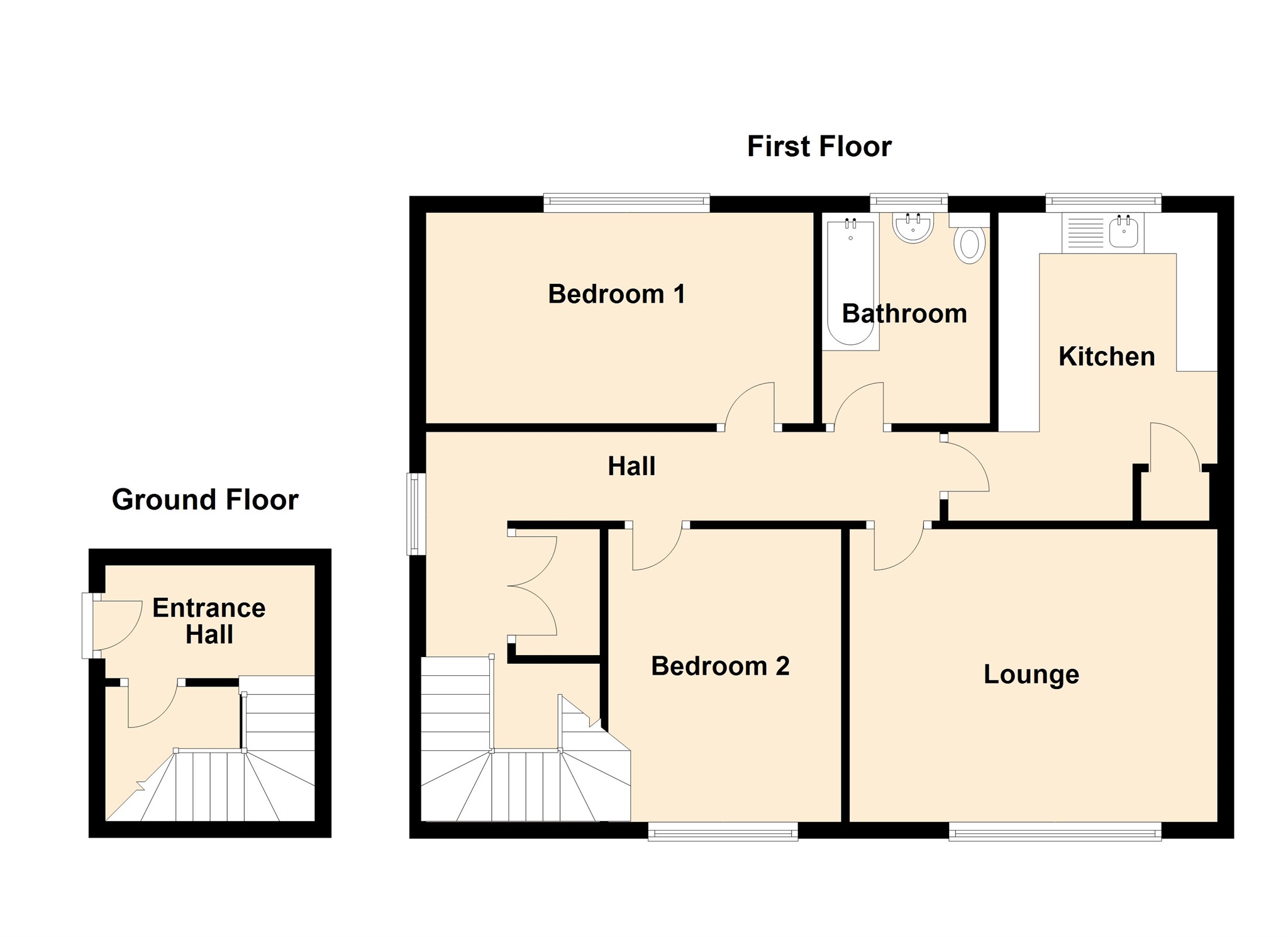 2 Bedrooms Flat for sale in Milverton Road, Llanrumney, Cardiff CF3