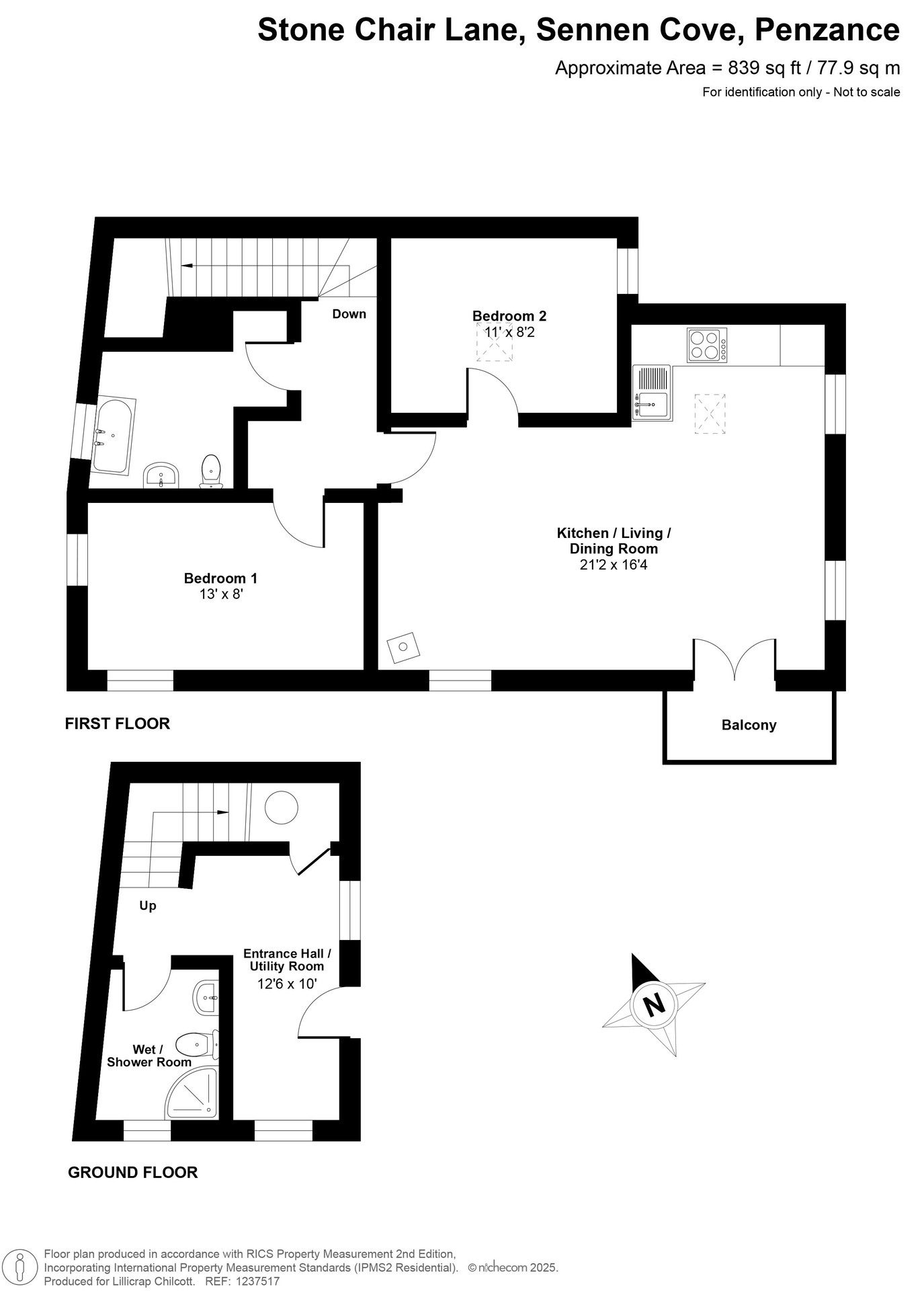 Proper Job, Penzance floorplan