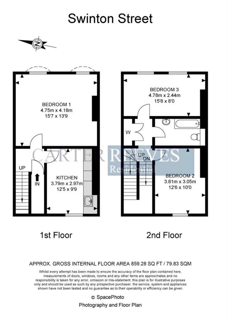 3 Bedrooms Flat to rent in Swinton Street, London WC1X