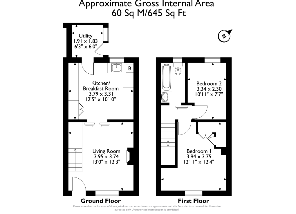 16, Firth Street, Rotherham floorplan