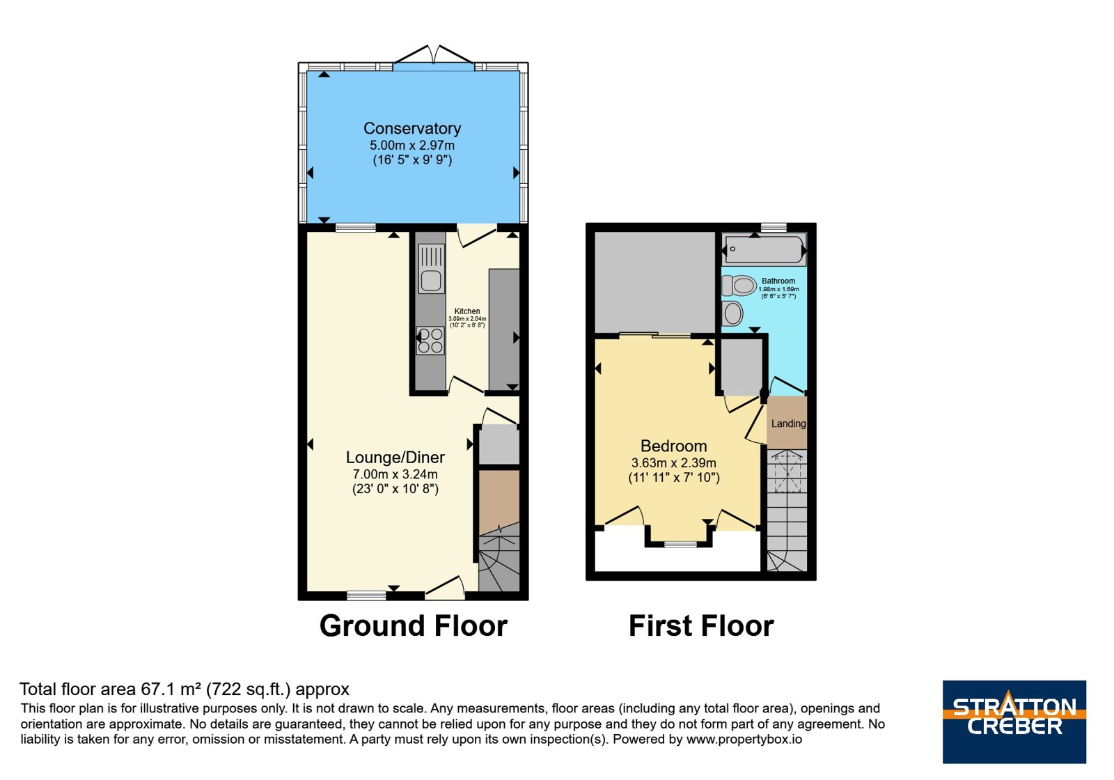 43, Willow Close, Newquay floorplan