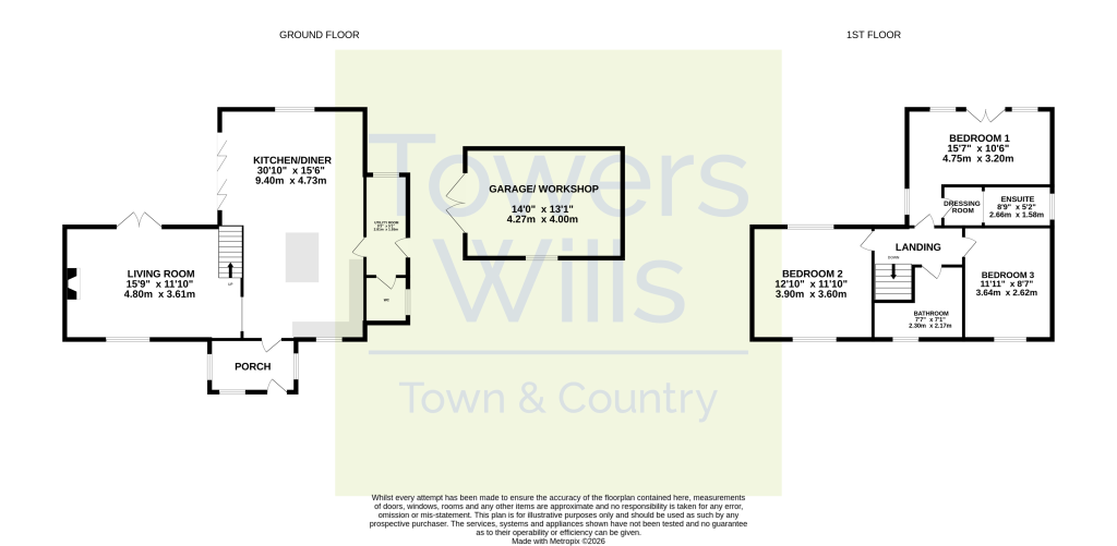 2, Little Marston Cottages, Yeovil floorplan