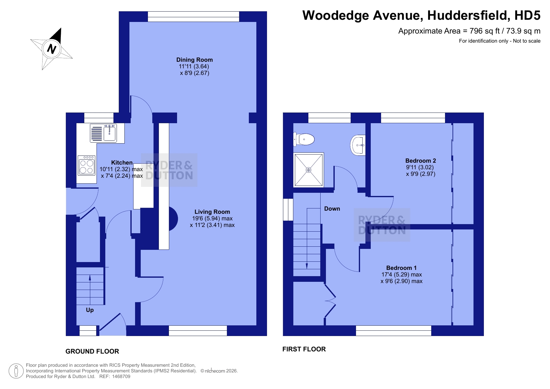 8, Woodedge Avenue, West Yorkshire floorplan