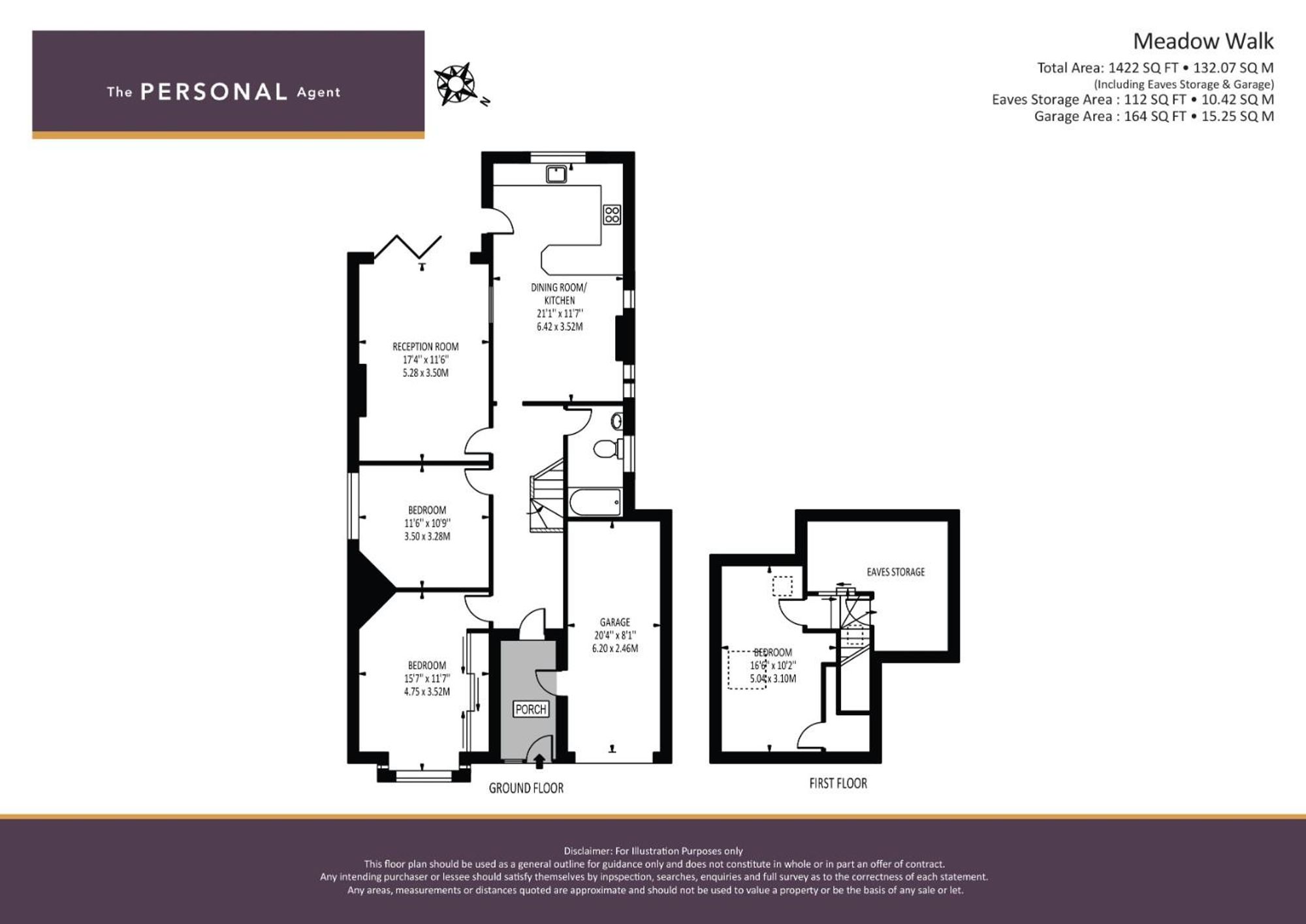 93 Meadow Walk, Epsom floorplan