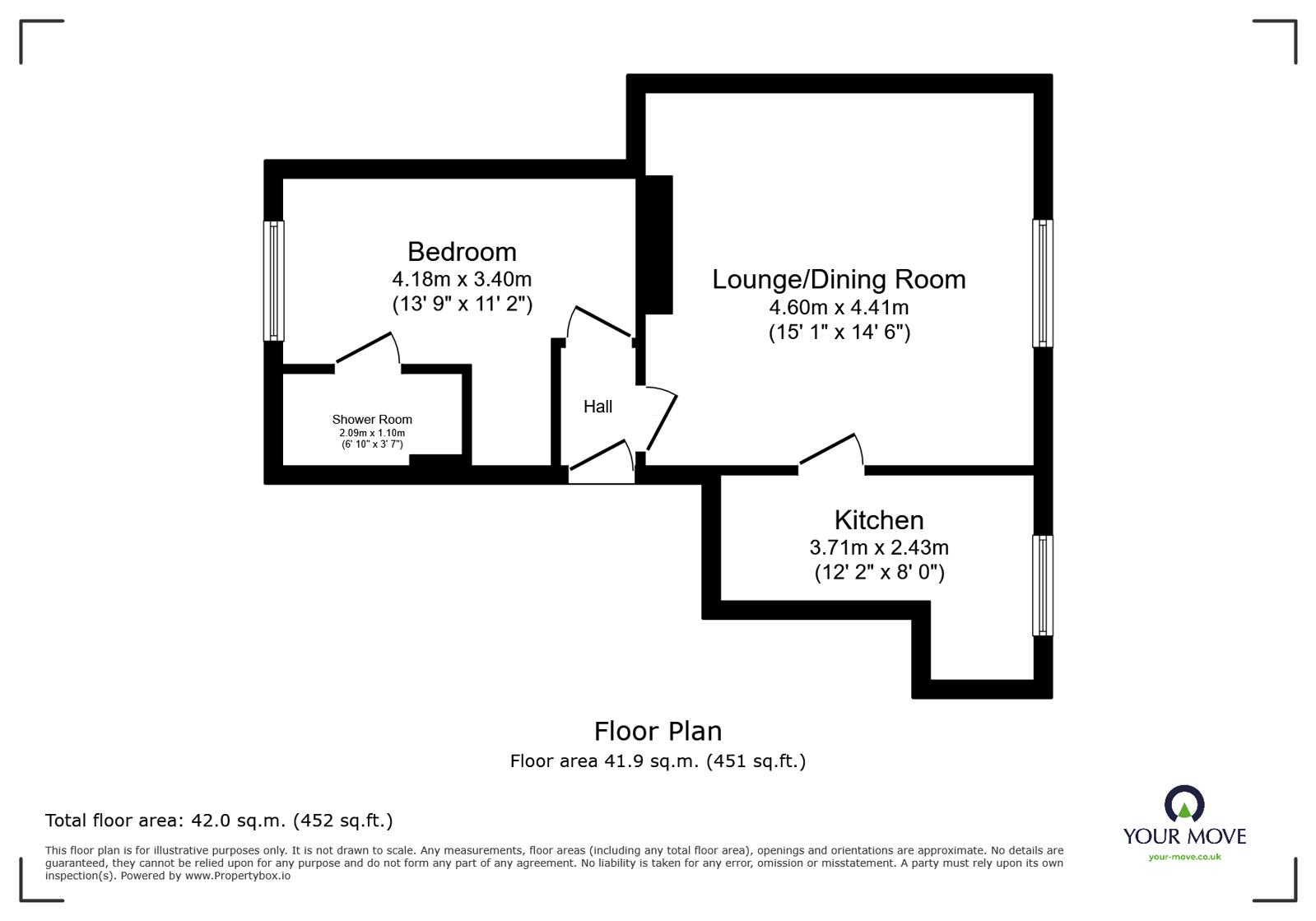 Flat 3, 119, South Eastern Road, Kent floorplan