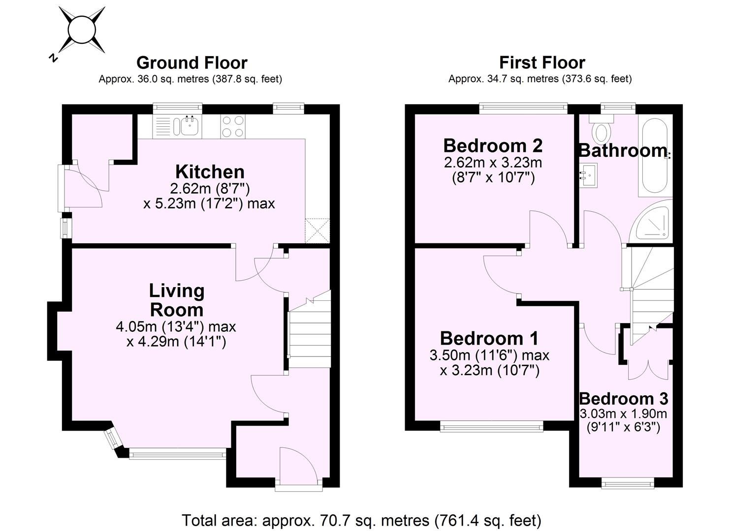 3, Enfield Crescent, York floorplan