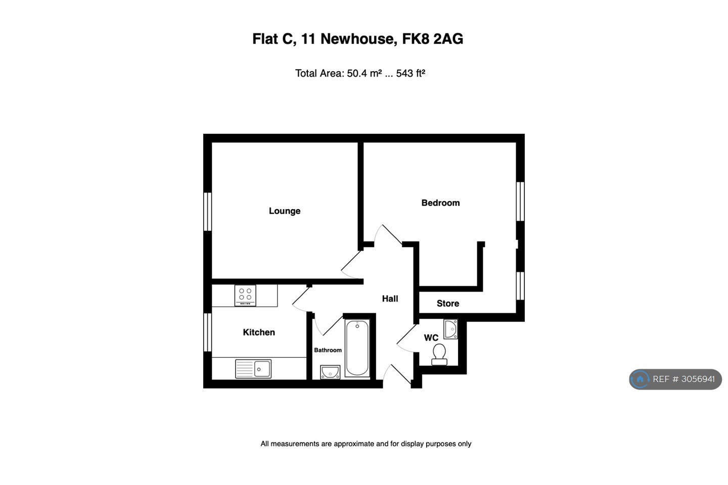 C Newhouse, Stirling floorplan