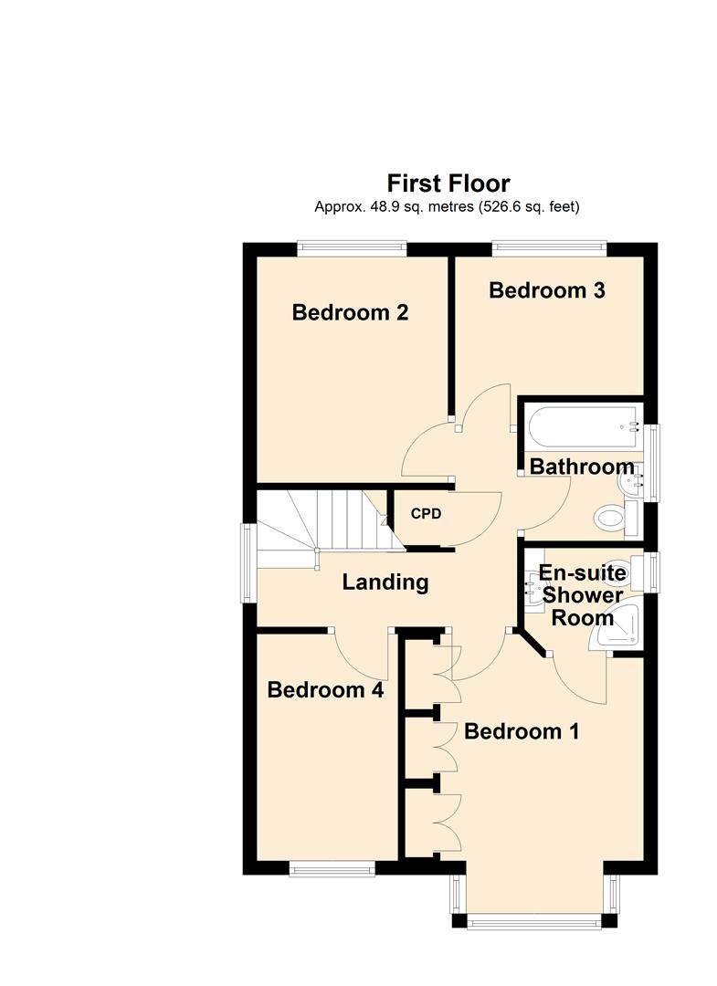 15, Kirkham Court, Goole floorplan