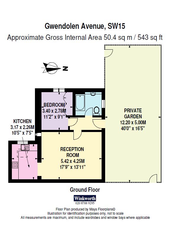 Gwendolen Avenue, London, SW15 floorplan