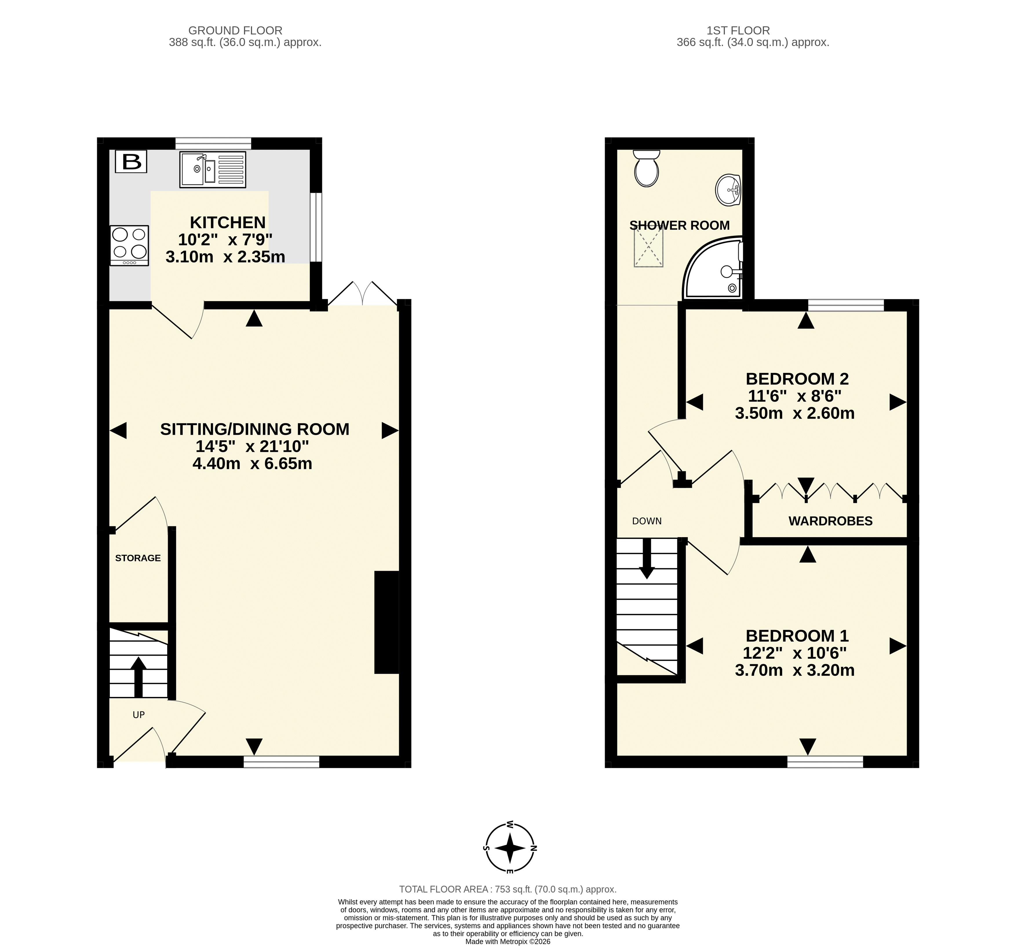 27, York Street, Sidmouth floorplan