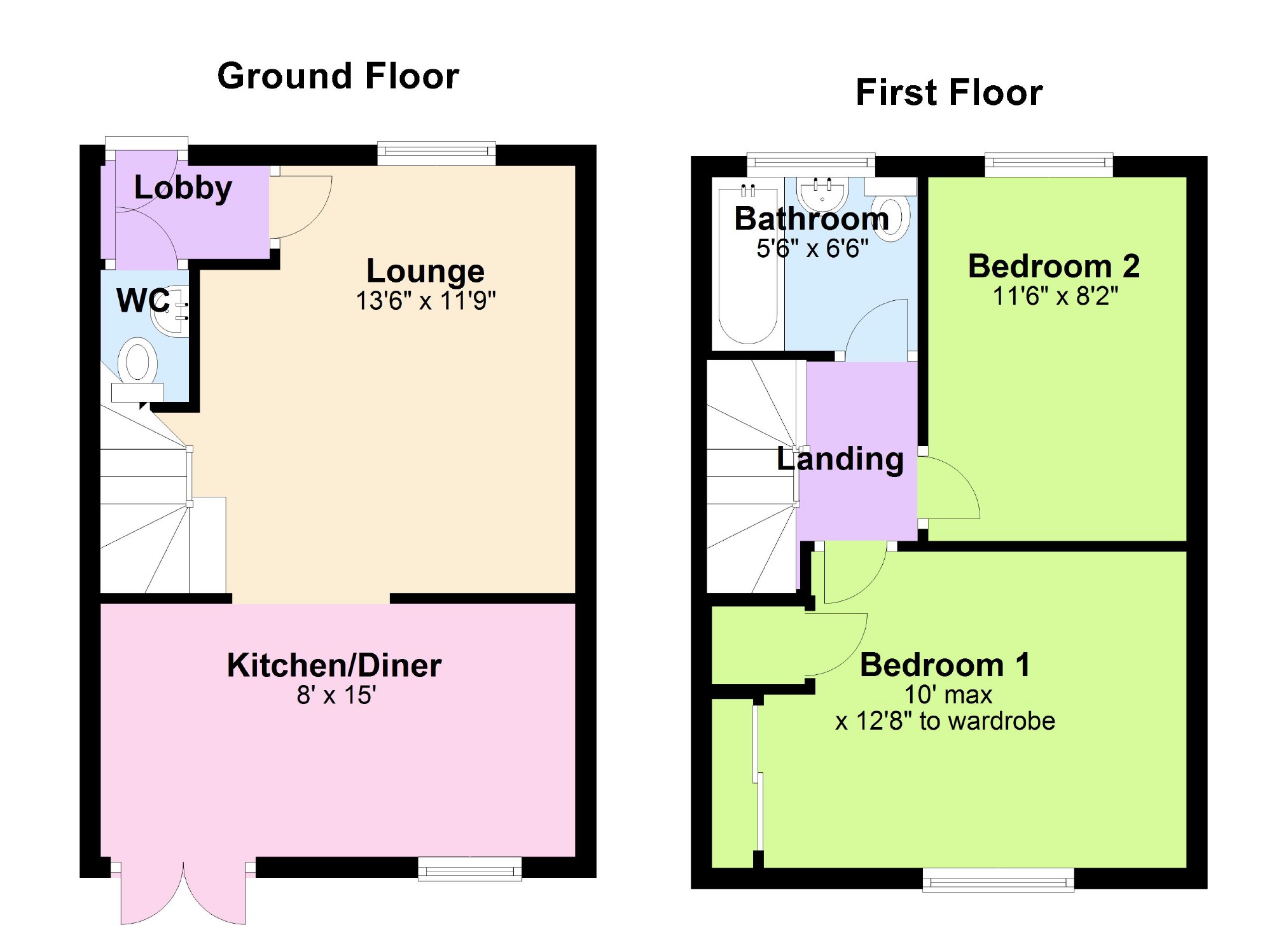 2 Bedrooms Terraced house for sale in Goldfinch Road, Leighton Buzzard LU7